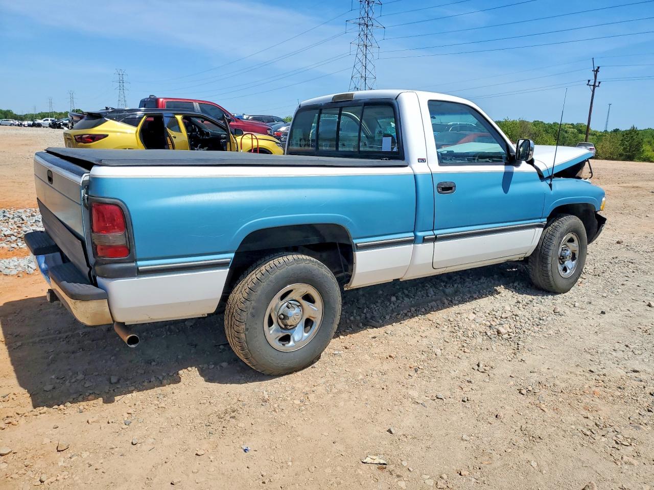 1996 Dodge Ram 1500 Two Tone vin: 1B7HC16Y7TS598075