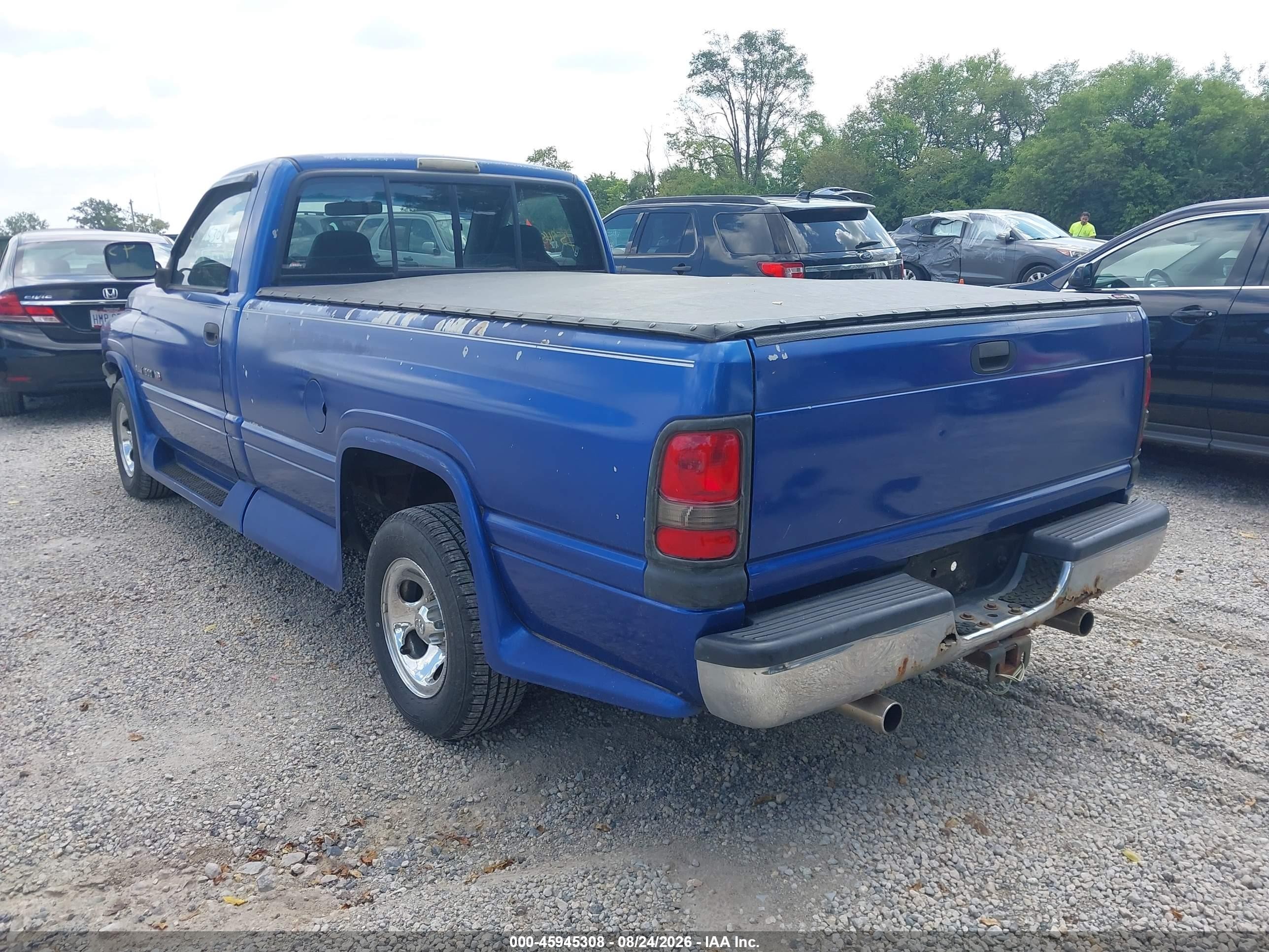 1996 Dodge Ram 1500   Blue vin: 1B7HC16Y7TS615280