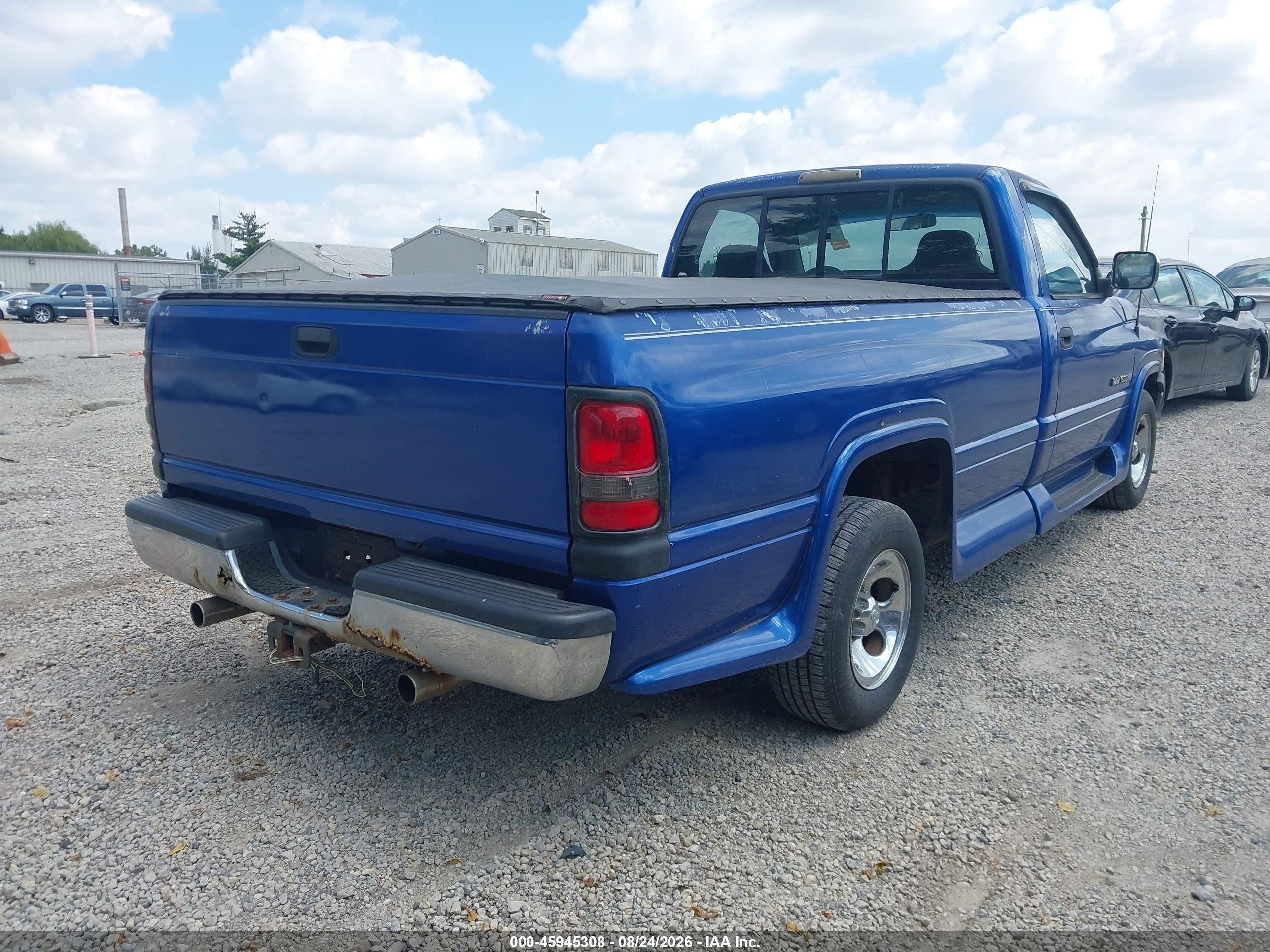 1996 Dodge Ram 1500   Blue vin: 1B7HC16Y7TS615280