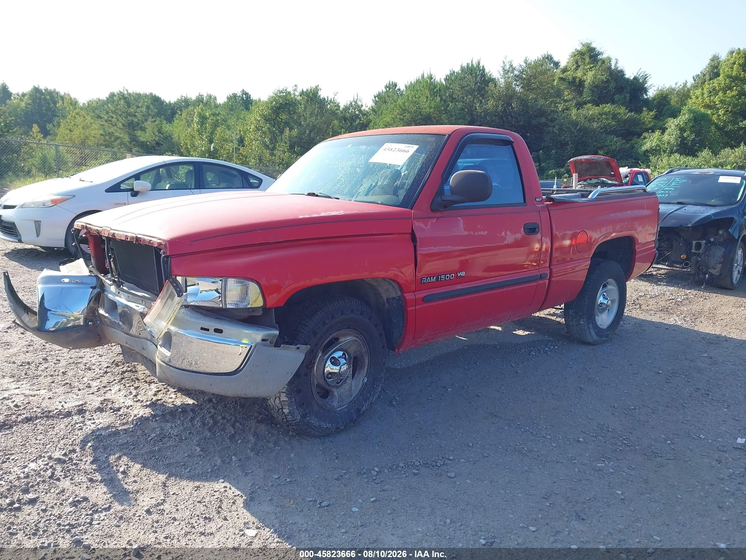2001 Dodge Ram 1500 St Red vin: 1B7HC16Y81S189628