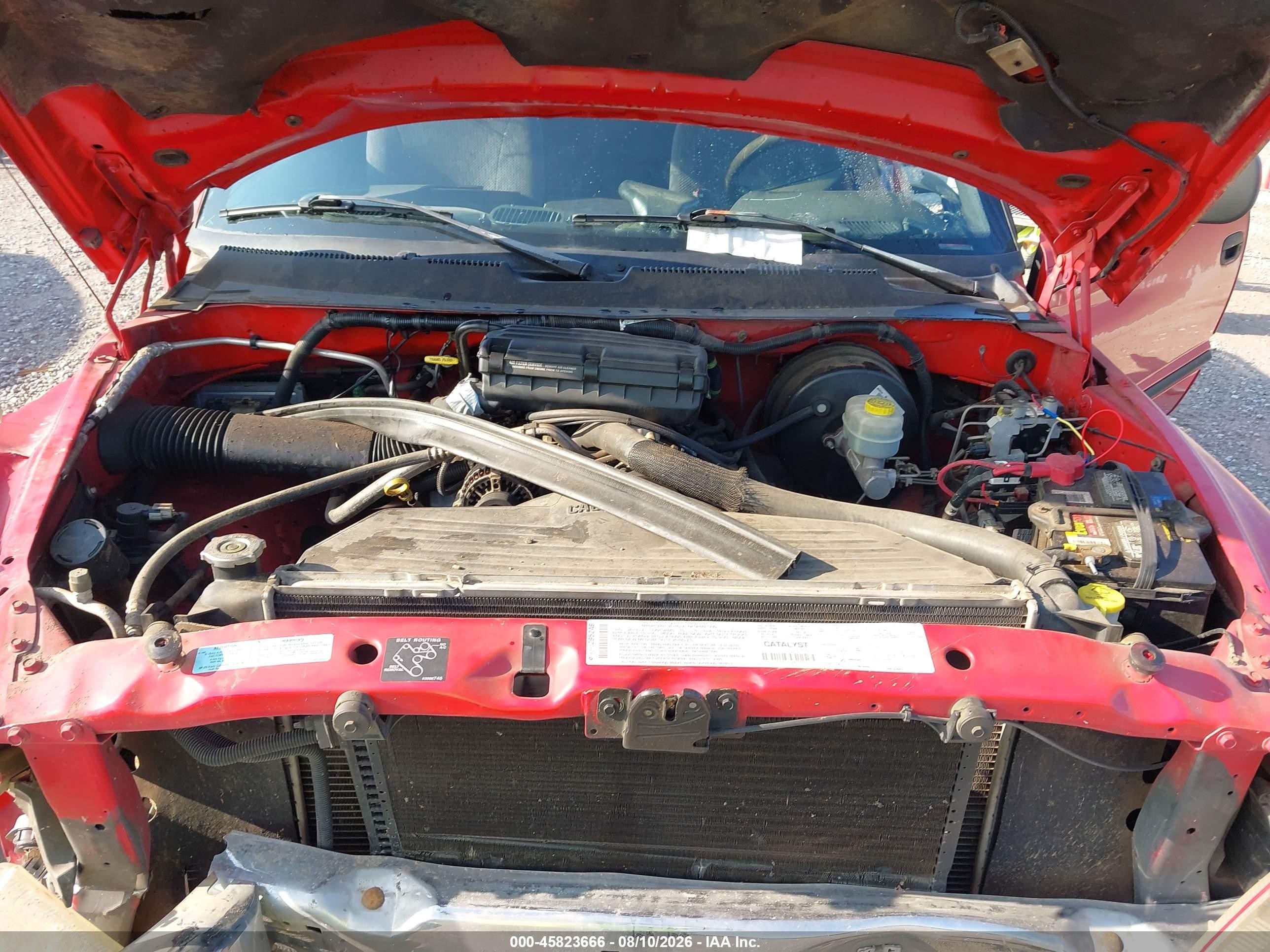 2001 Dodge Ram 1500 St Red vin: 1B7HC16Y81S189628