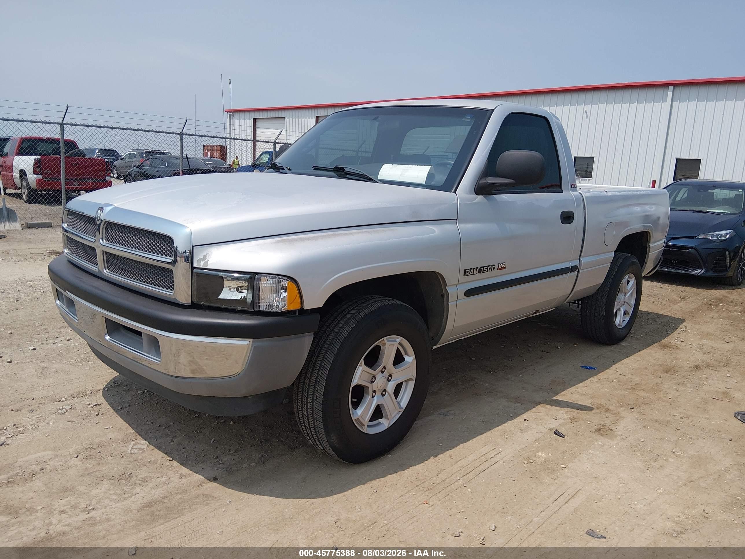 2001 Dodge Ram 1500 St Gray vin: 1B7HC16Y81S336501