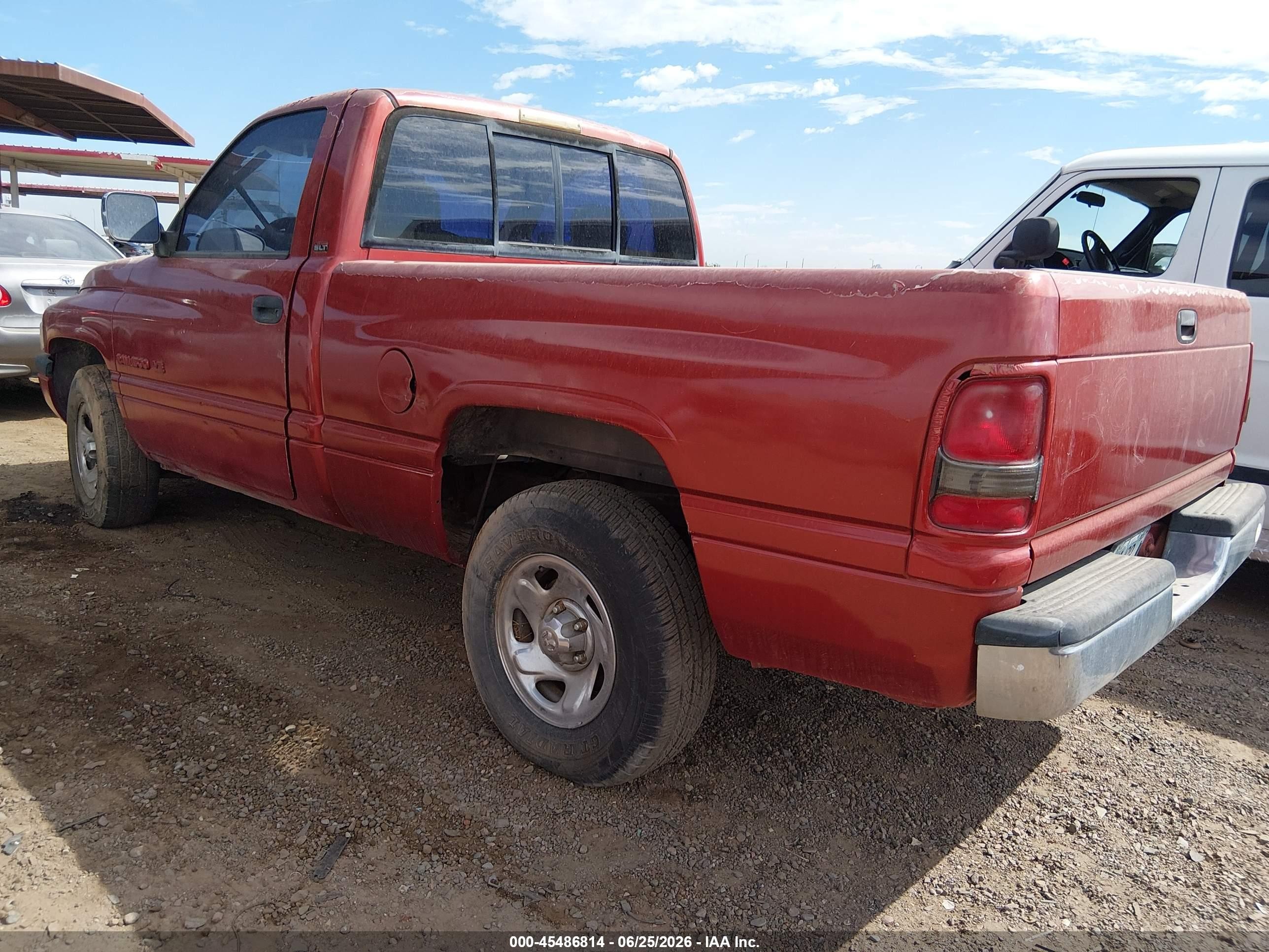 1995 Dodge Ram 1500   Red vin: 1B7HC16Y8SS334586