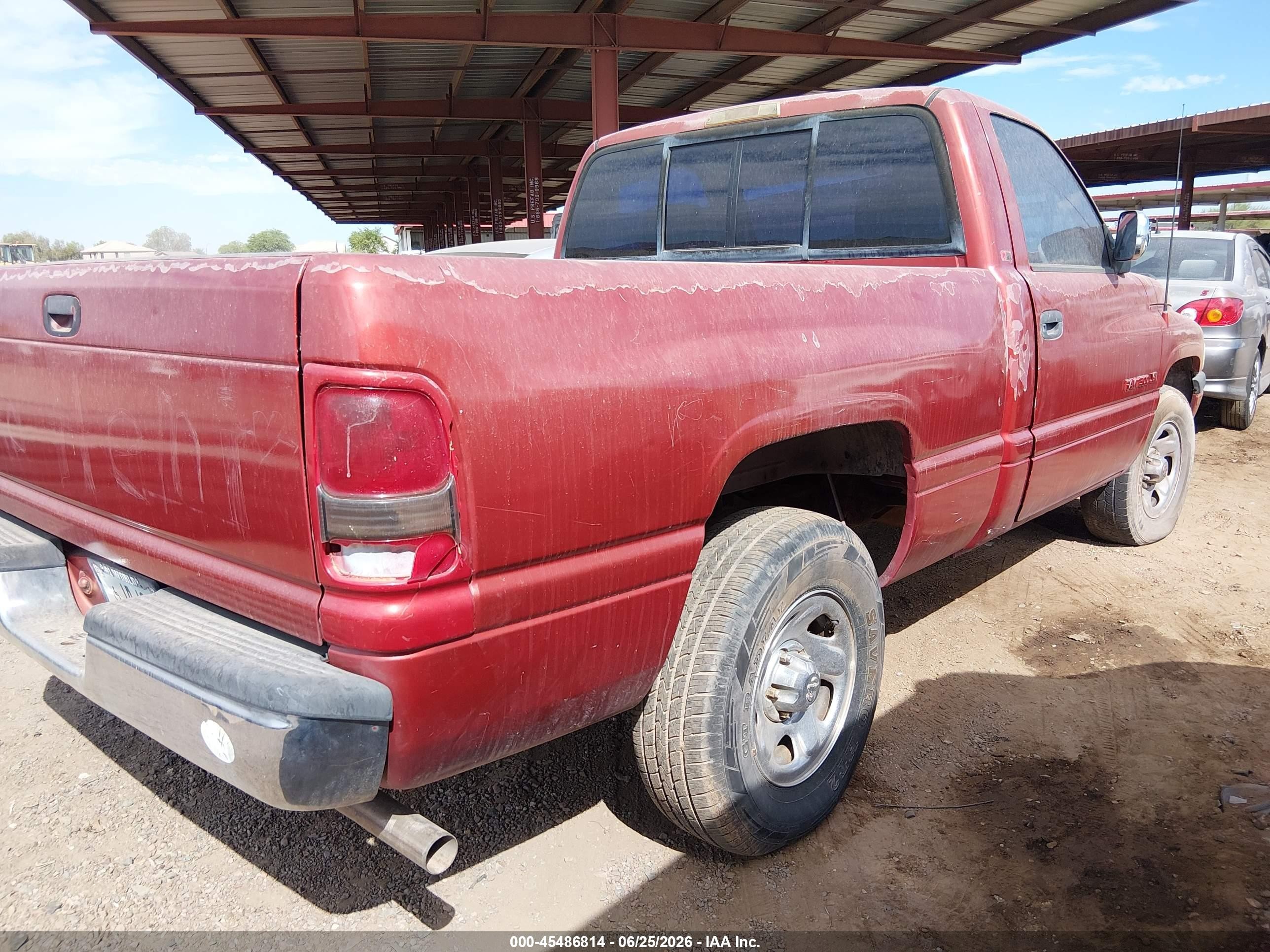 1995 Dodge Ram 1500   Red vin: 1B7HC16Y8SS334586