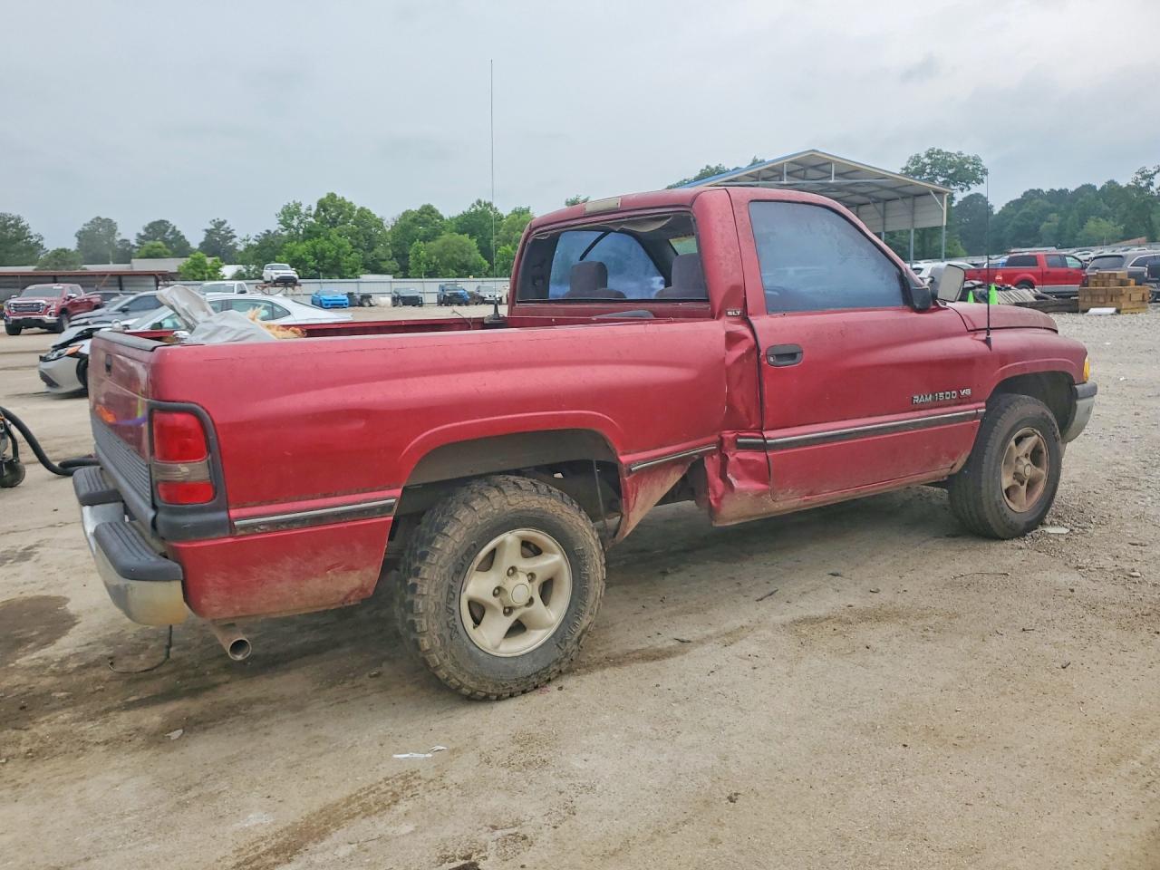 1997 Dodge Ram 1500 Темно-бордовый vin: 1B7HC16Y8VJ518730