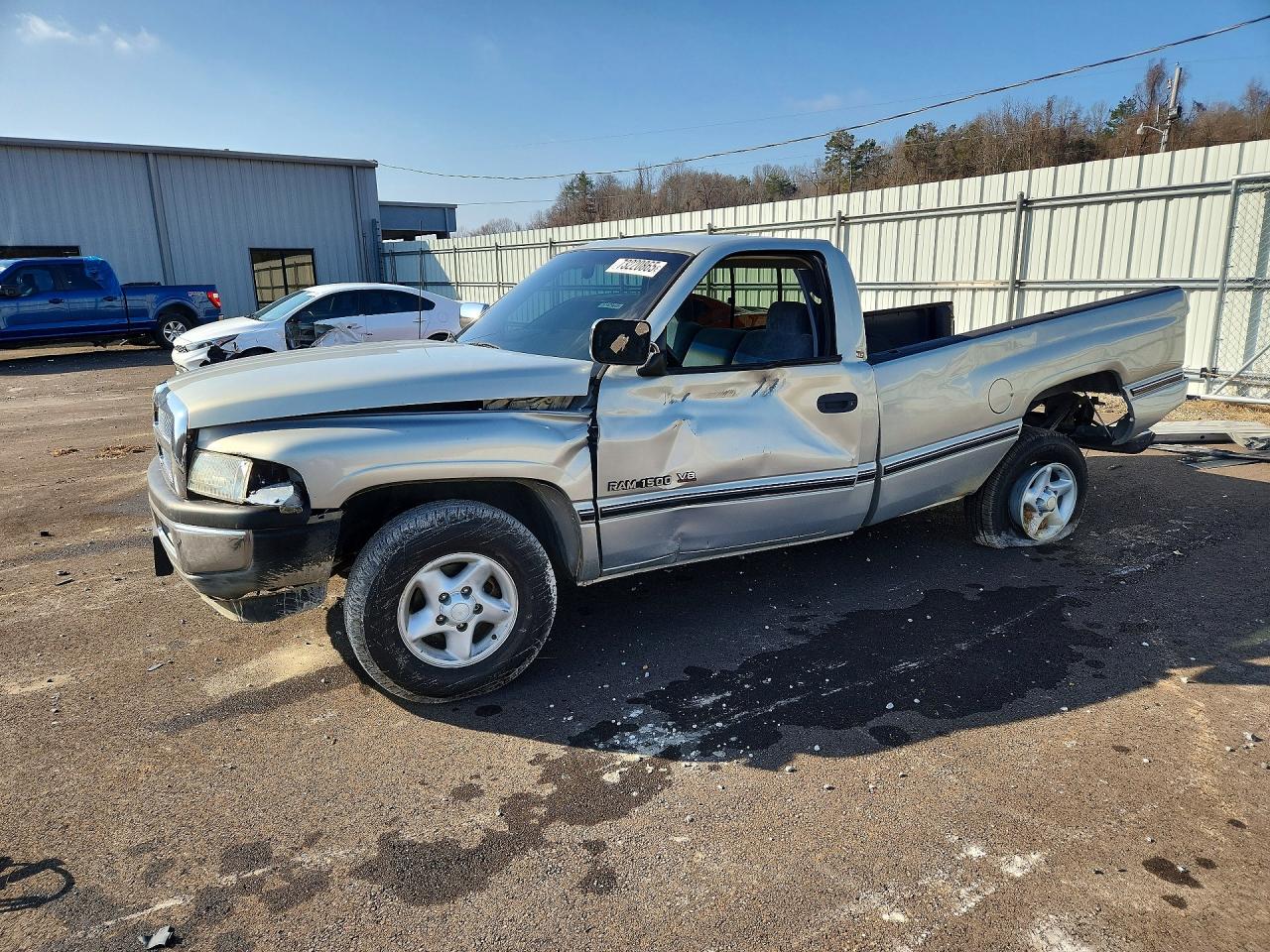 1997 Dodge Ram 1500 Gray vin: 1B7HC16Y8VJ560878