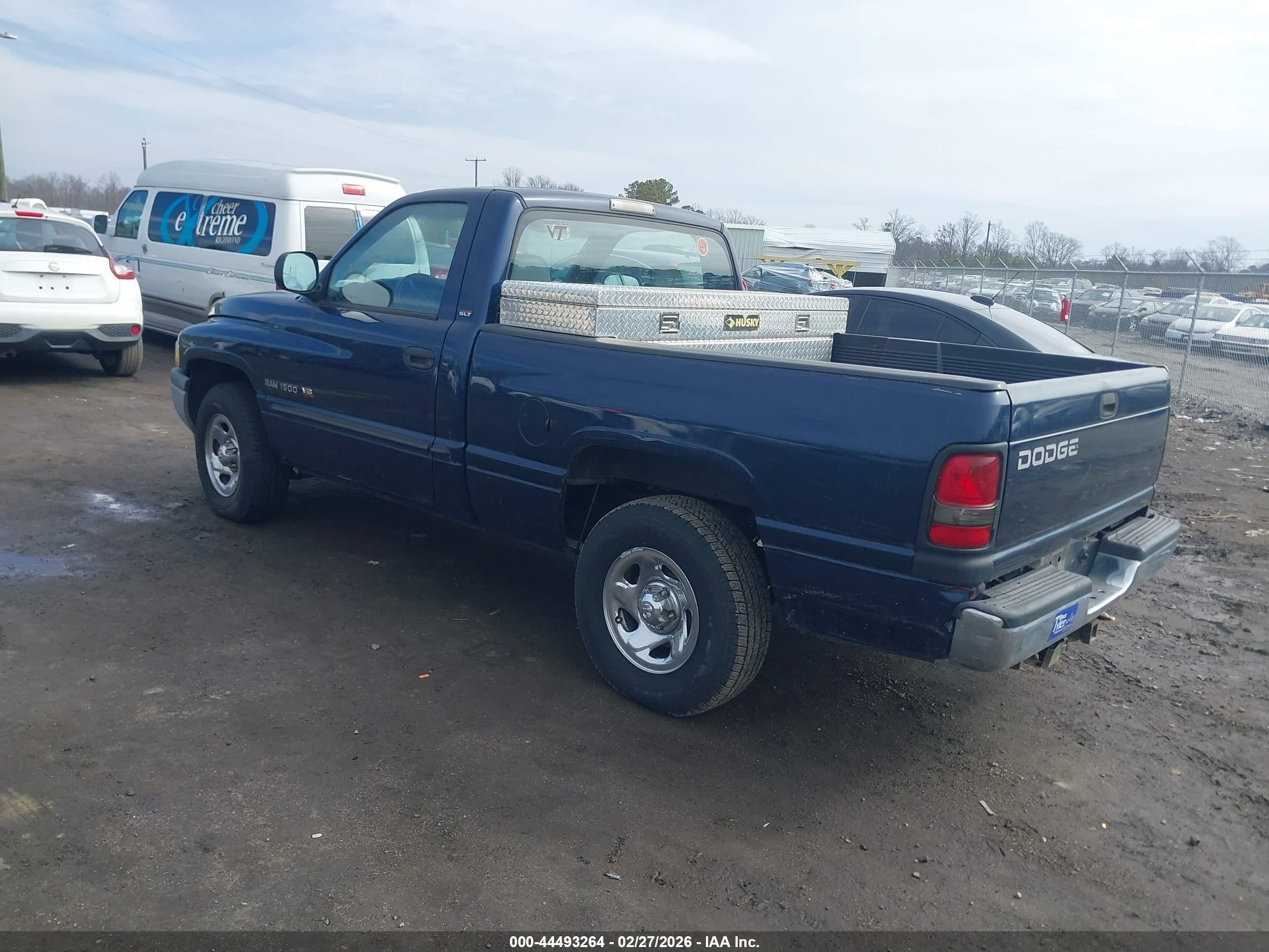 2001 Dodge Ram 1500 St Blue vin: 1B7HC16Y91S141460