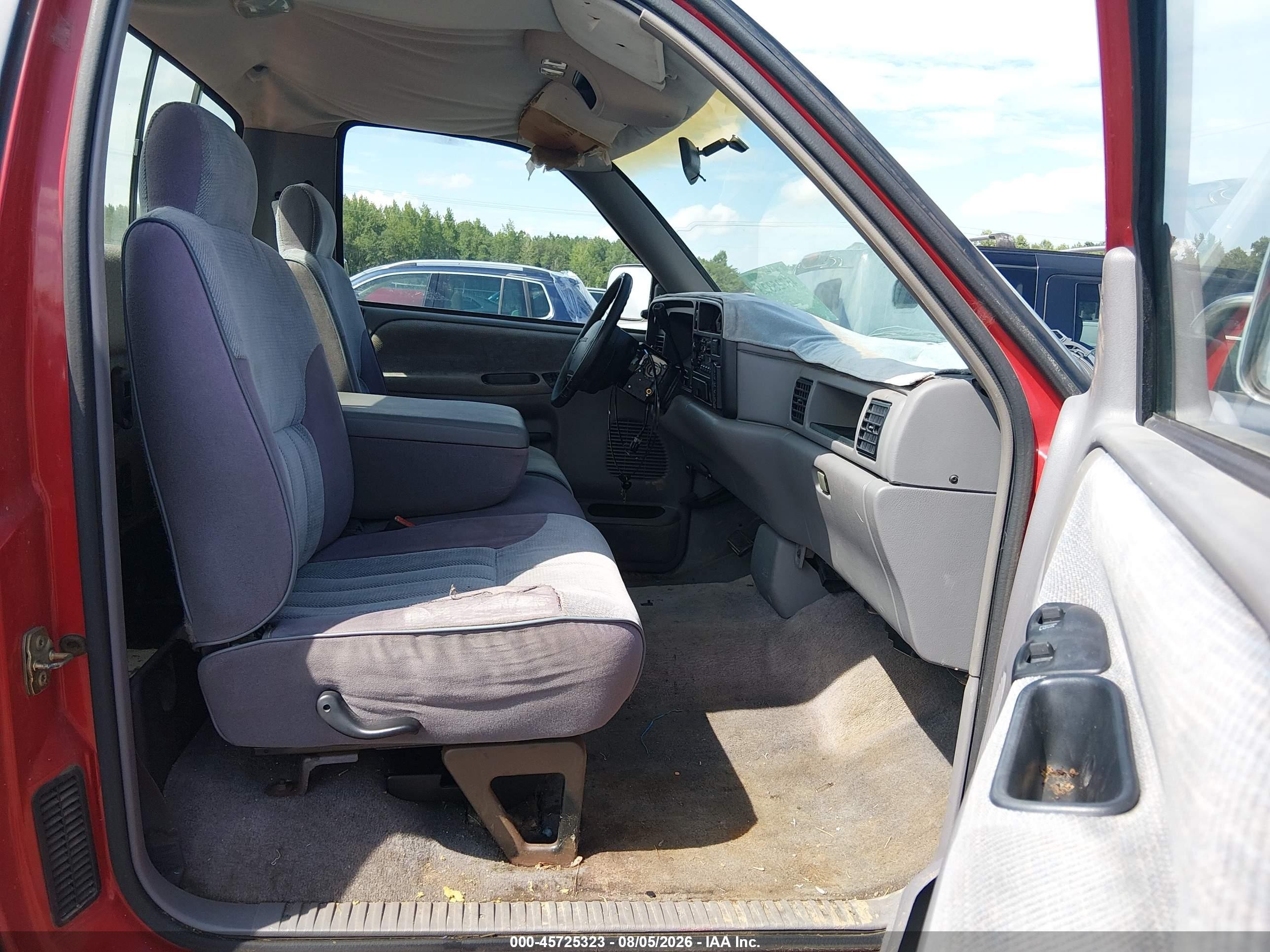 1996 Dodge Ram 1500 Red vin: 1B7HC16Y9TS526682