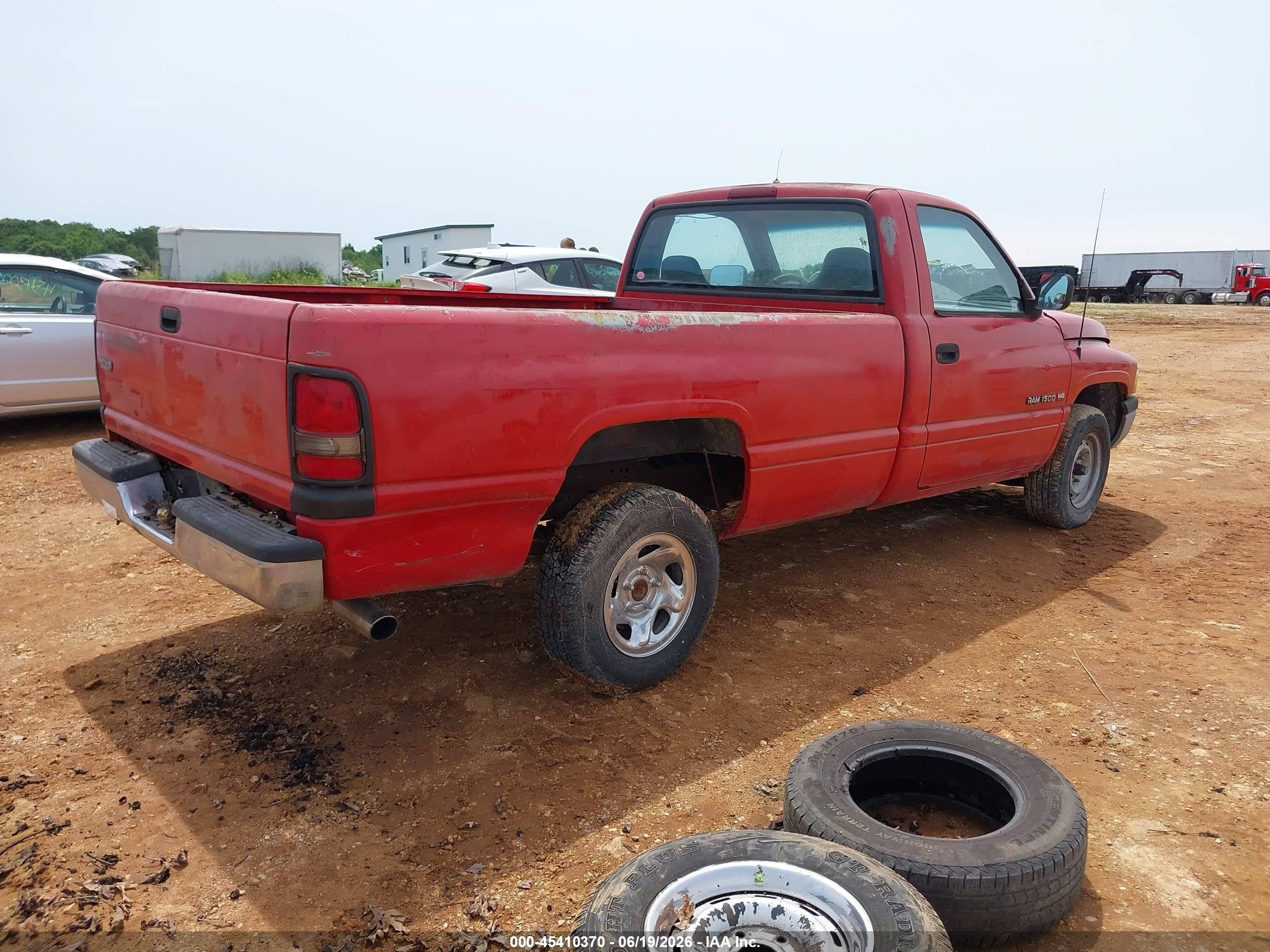 1997 Dodge Ram 1500 Lt Red vin: 1B7HC16Y9VS131467