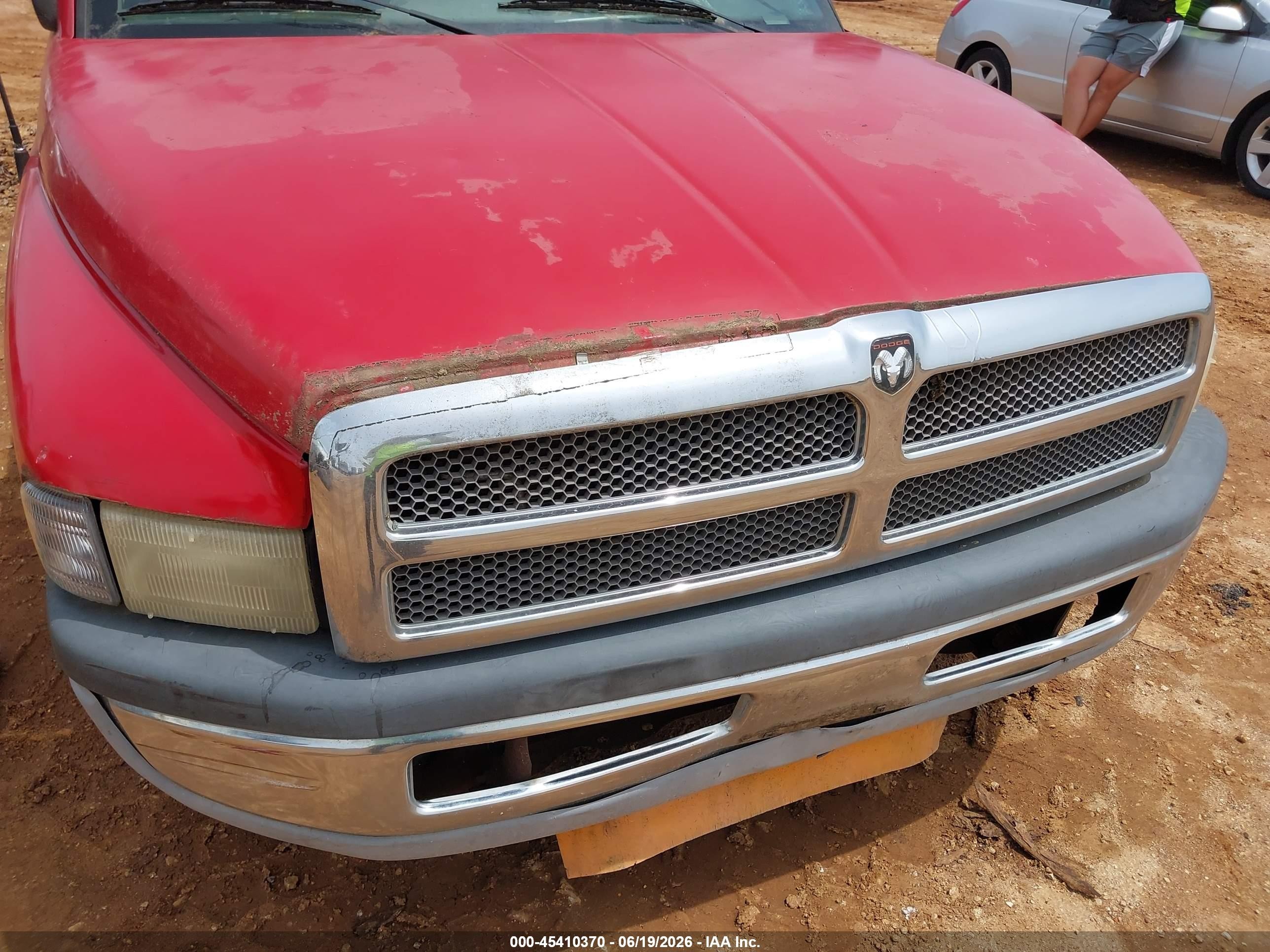 1997 Dodge Ram 1500 Lt Red vin: 1B7HC16Y9VS131467