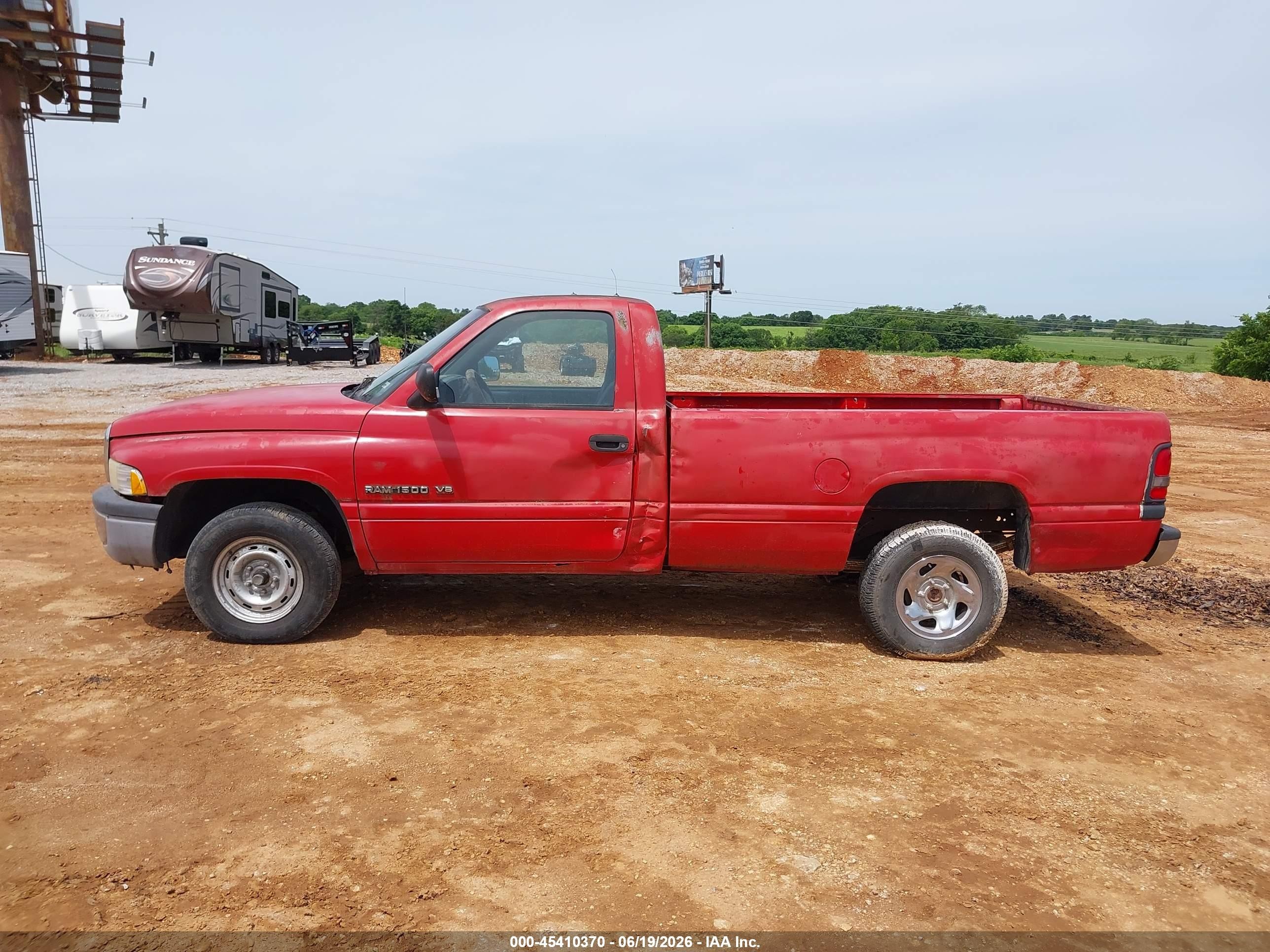 1997 Dodge Ram 1500 Lt Red vin: 1B7HC16Y9VS131467