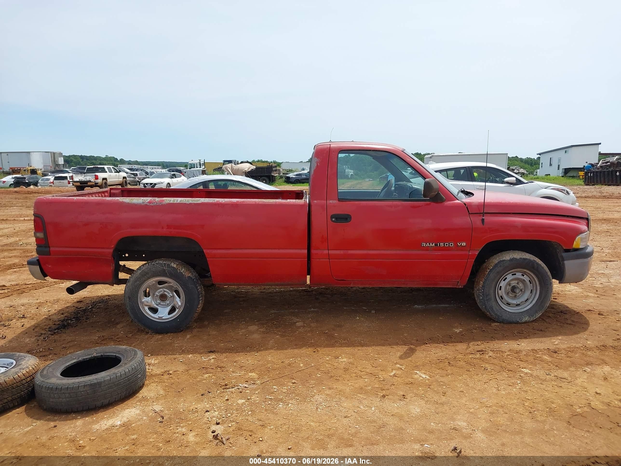 1997 Dodge Ram 1500 Lt Red vin: 1B7HC16Y9VS131467