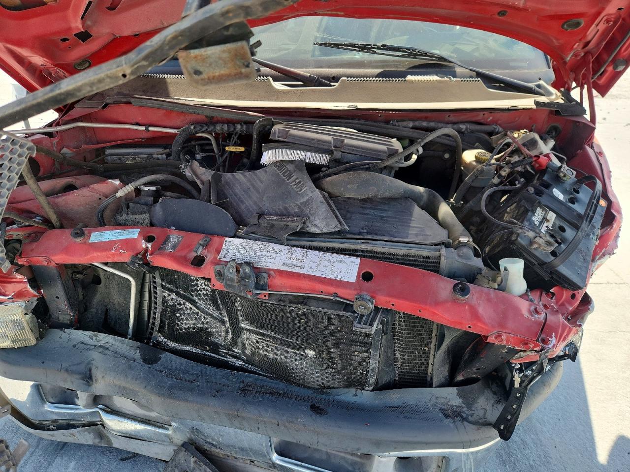 2001 Dodge Ram 1500 Red vin: 1B7HC16YX1S318193