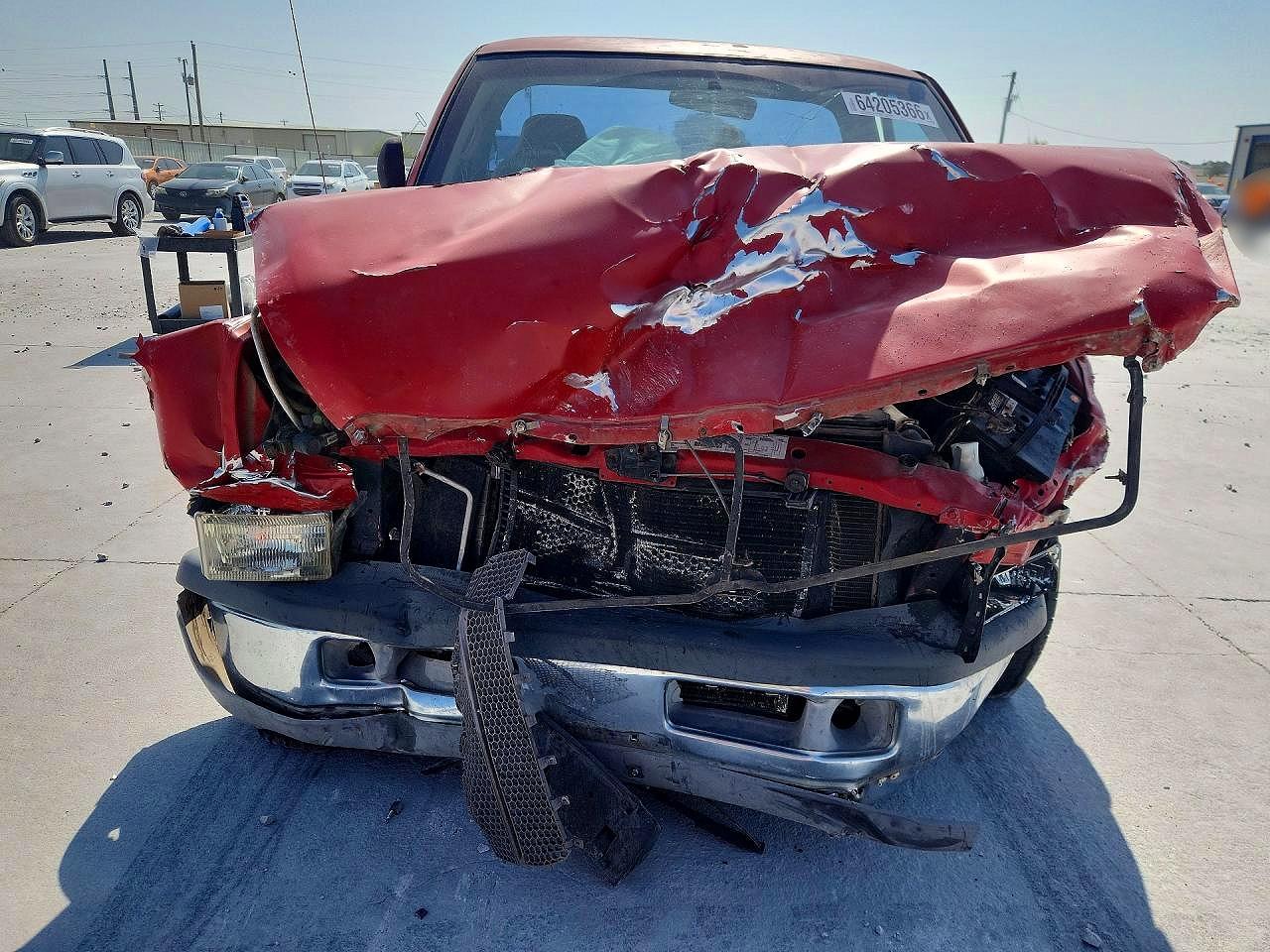 2001 Dodge Ram 1500 Red vin: 1B7HC16YX1S318193