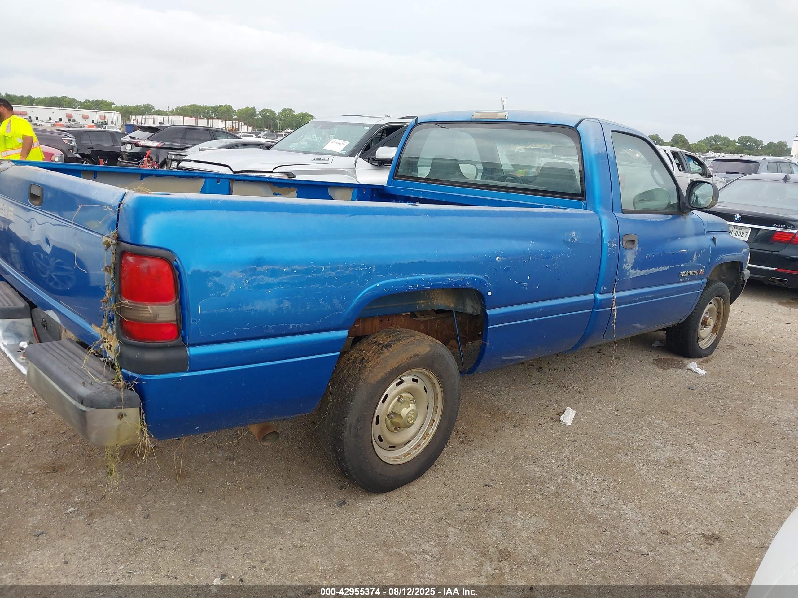 1999 Dodge Ram 1500 St Blue vin: 1B7HC16YXXS305002