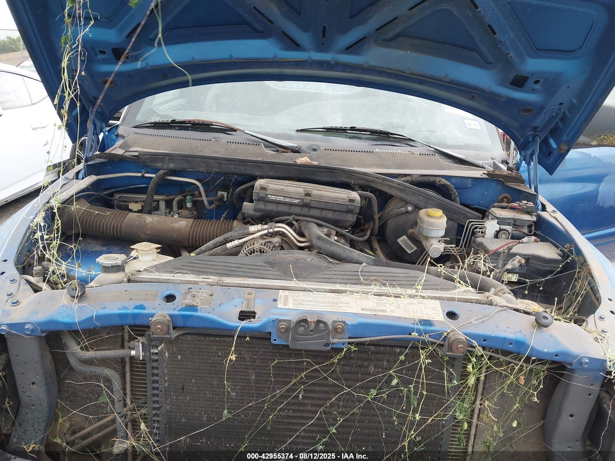 1999 Dodge Ram 1500 St Blue vin: 1B7HC16YXXS305002