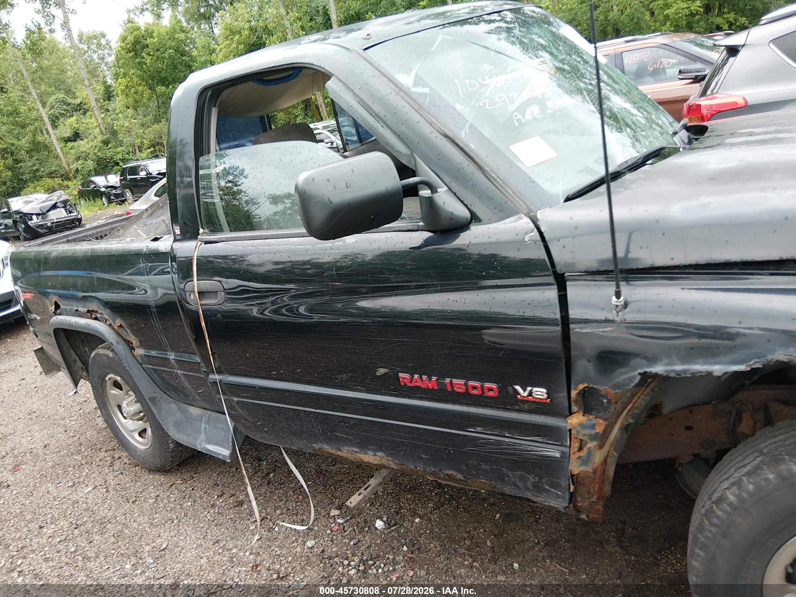 1995 Dodge Ram 1500   Black vin: 1B7HC16Z0SS293055
