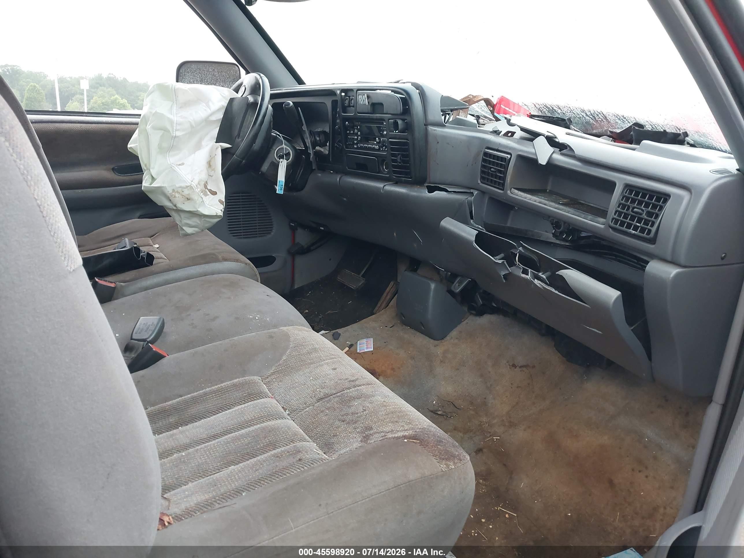 1997 Dodge Ram 1500 Lt Red vin: 1B7HC16Z0VS284411