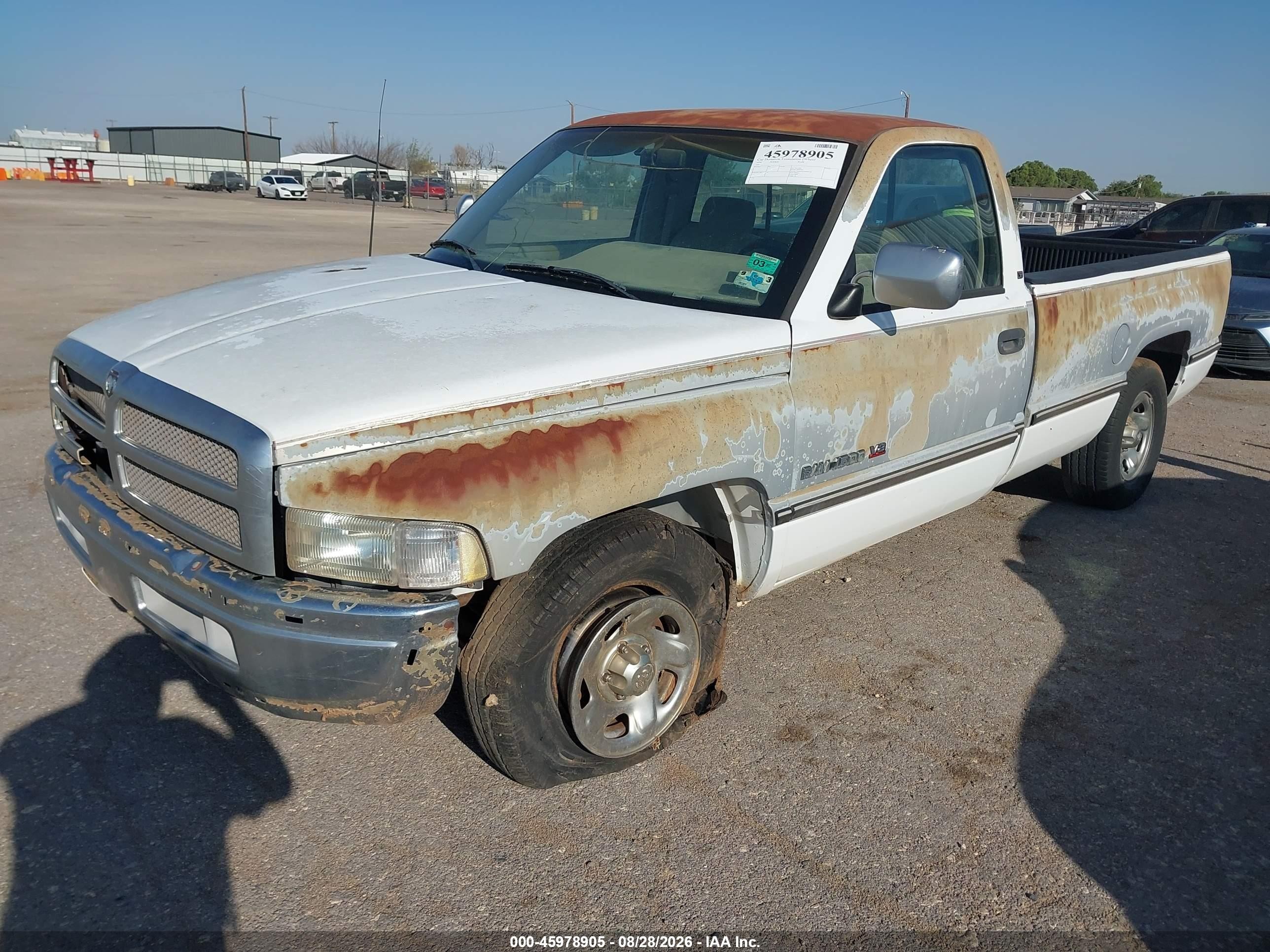 1996 Dodge Ram 1500   Silver vin: 1B7HC16Z1TS527673