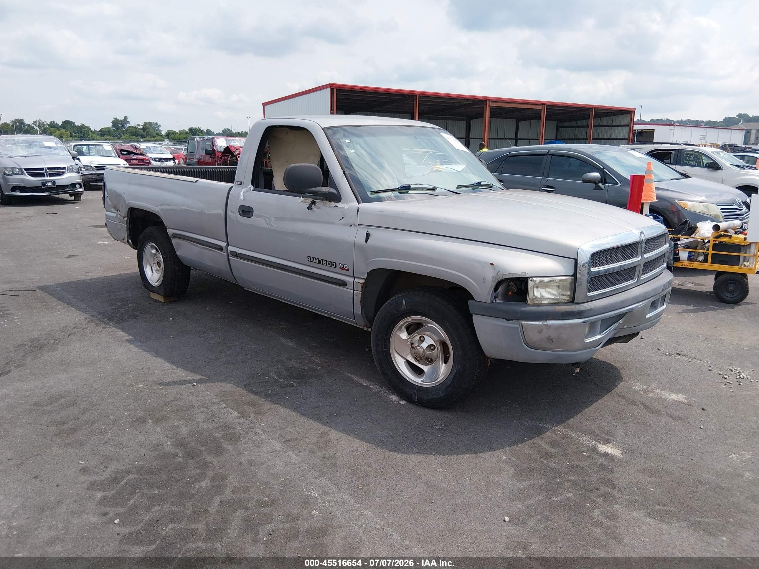 1998 Dodge Ram 1500 St Gray vin: 1B7HC16Z1WS701374