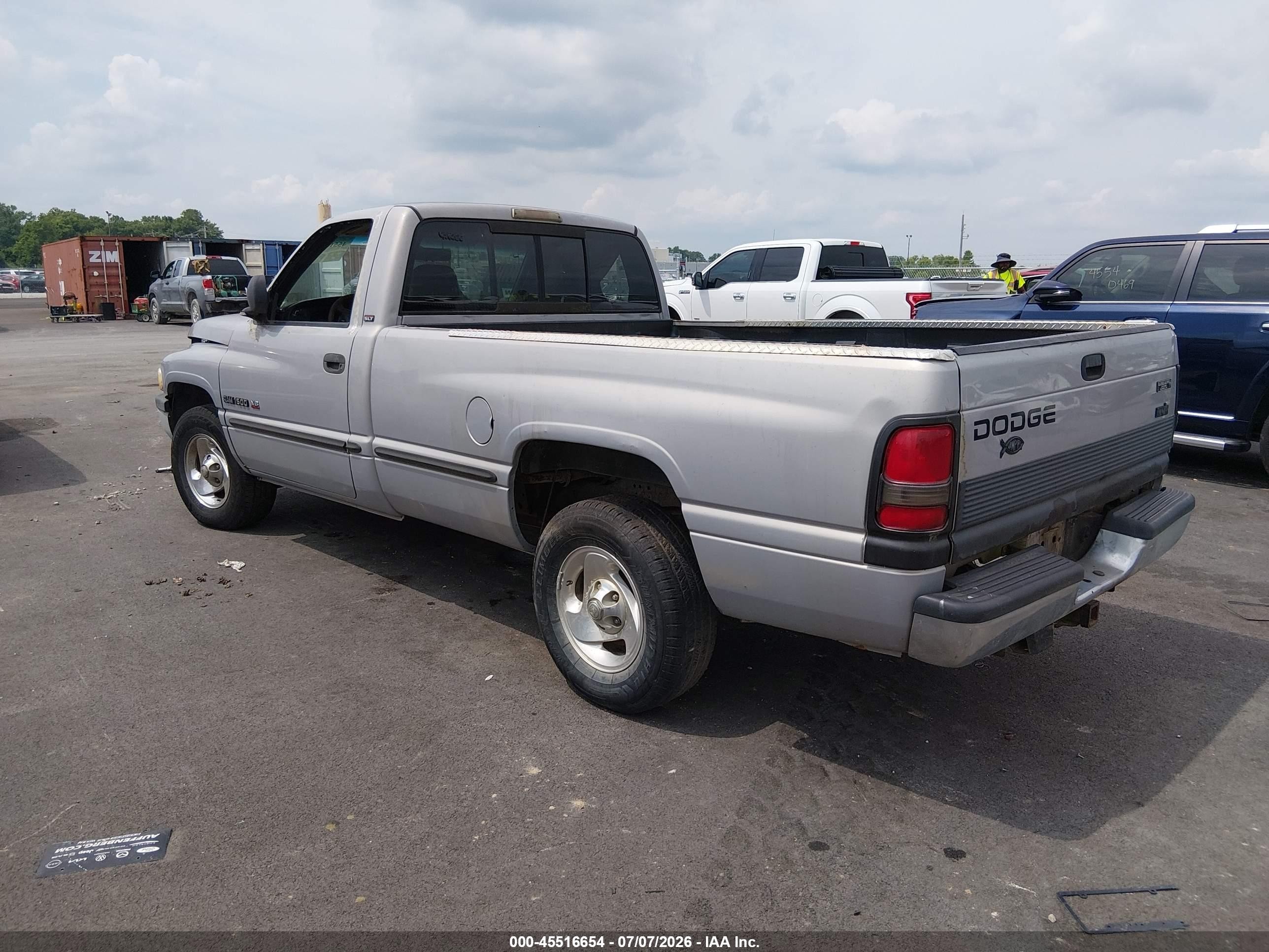 1998 Dodge Ram 1500 St Gray vin: 1B7HC16Z1WS701374