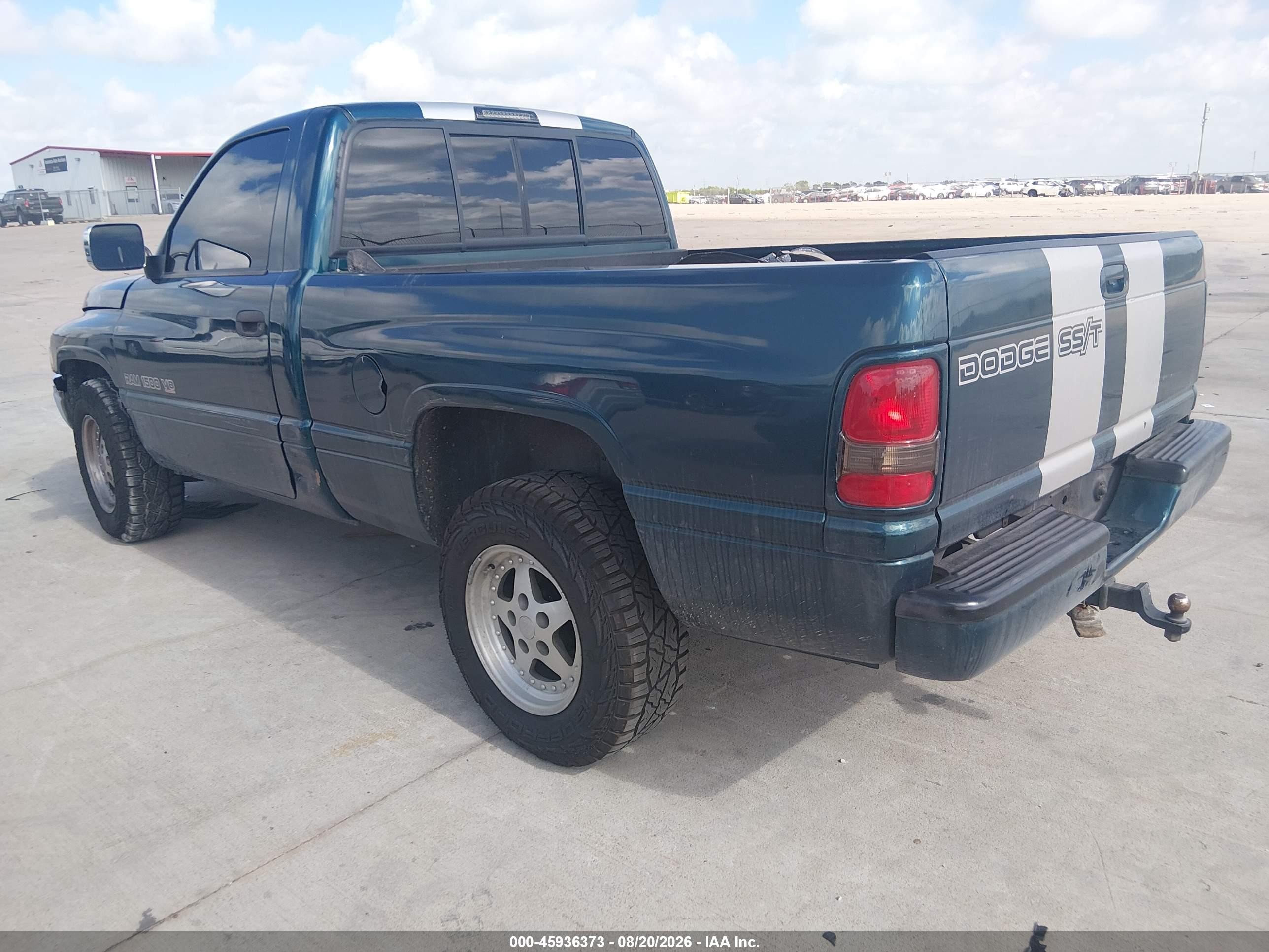 1997 Dodge Ram 1500 Lt Green vin: 1B7HC16Z2VS309082