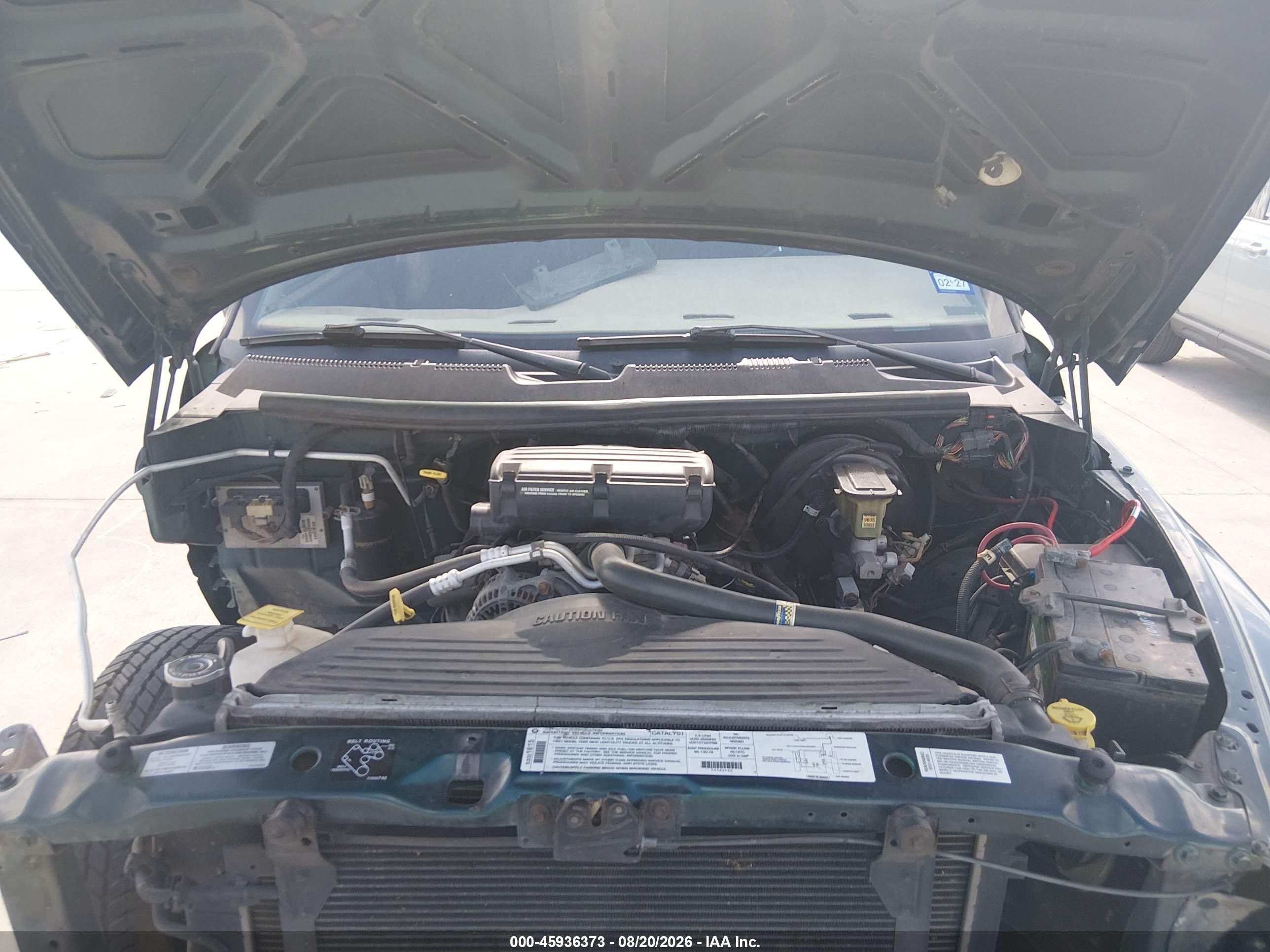 1997 Dodge Ram 1500 Lt Green vin: 1B7HC16Z2VS309082