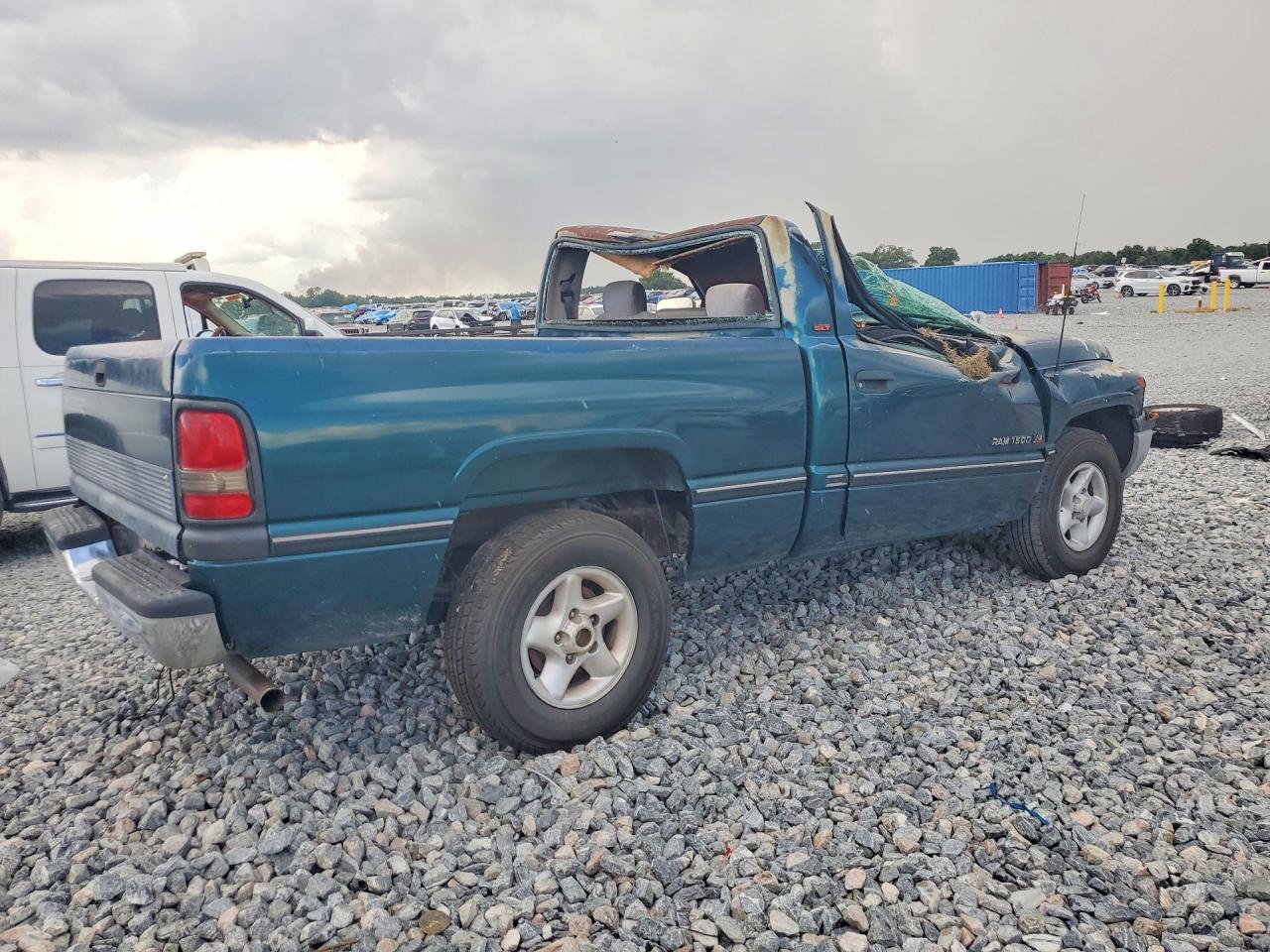 1996 Dodge Ram 1500 Green vin: 1B7HC16Z4TS626620