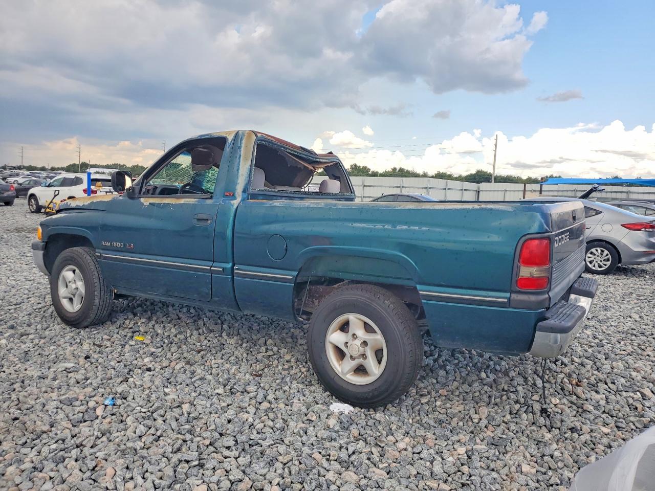 1996 Dodge Ram 1500 Green vin: 1B7HC16Z4TS626620