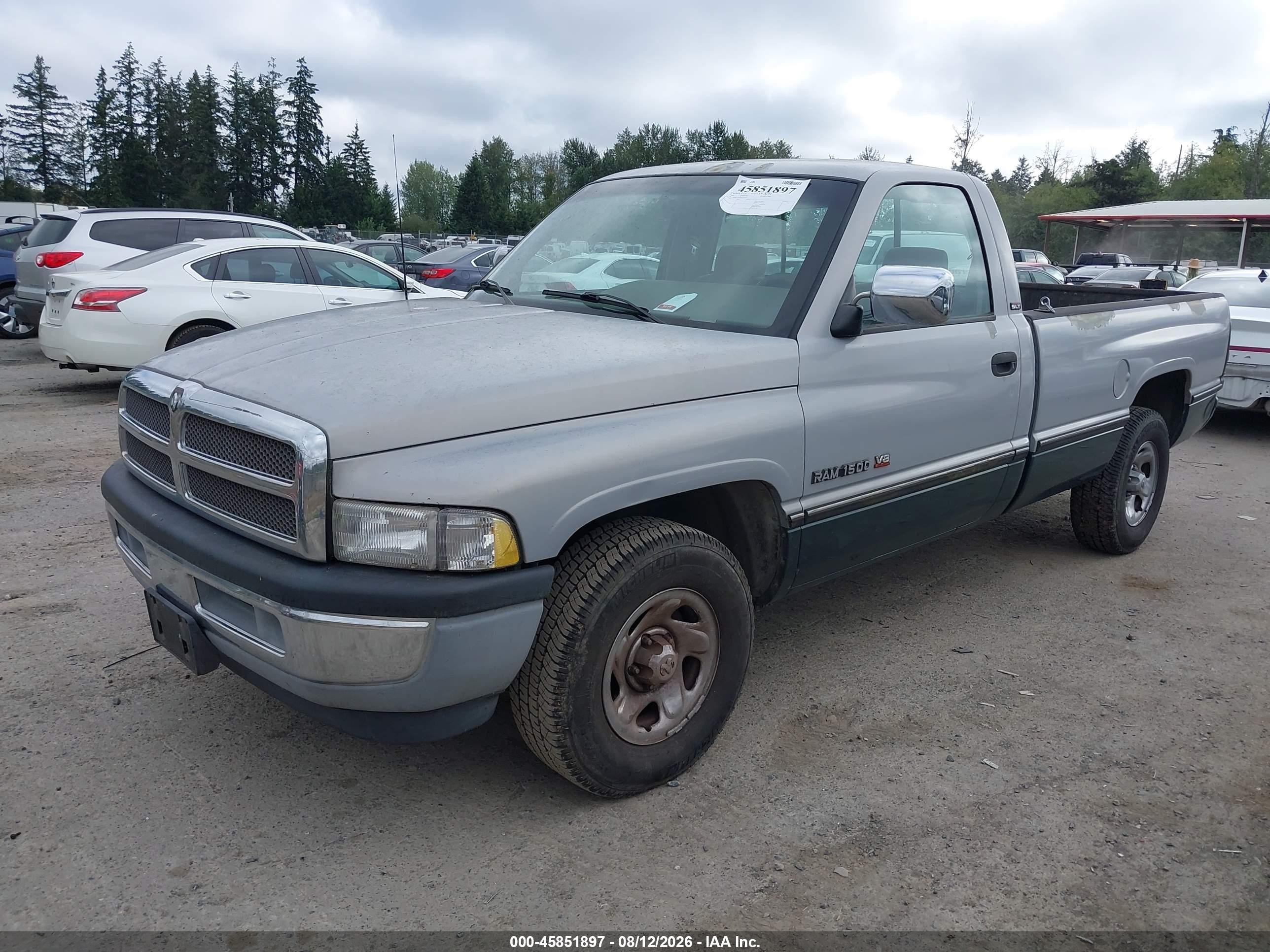 1995 Dodge Ram 1500   Silver vin: 1B7HC16Z5SS134967