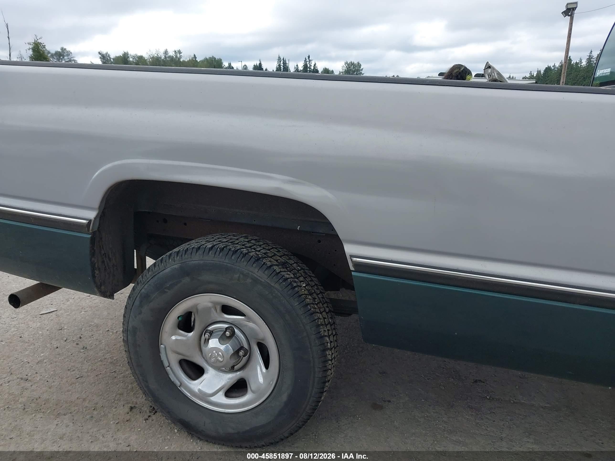 1995 Dodge Ram 1500   Silver vin: 1B7HC16Z5SS134967
