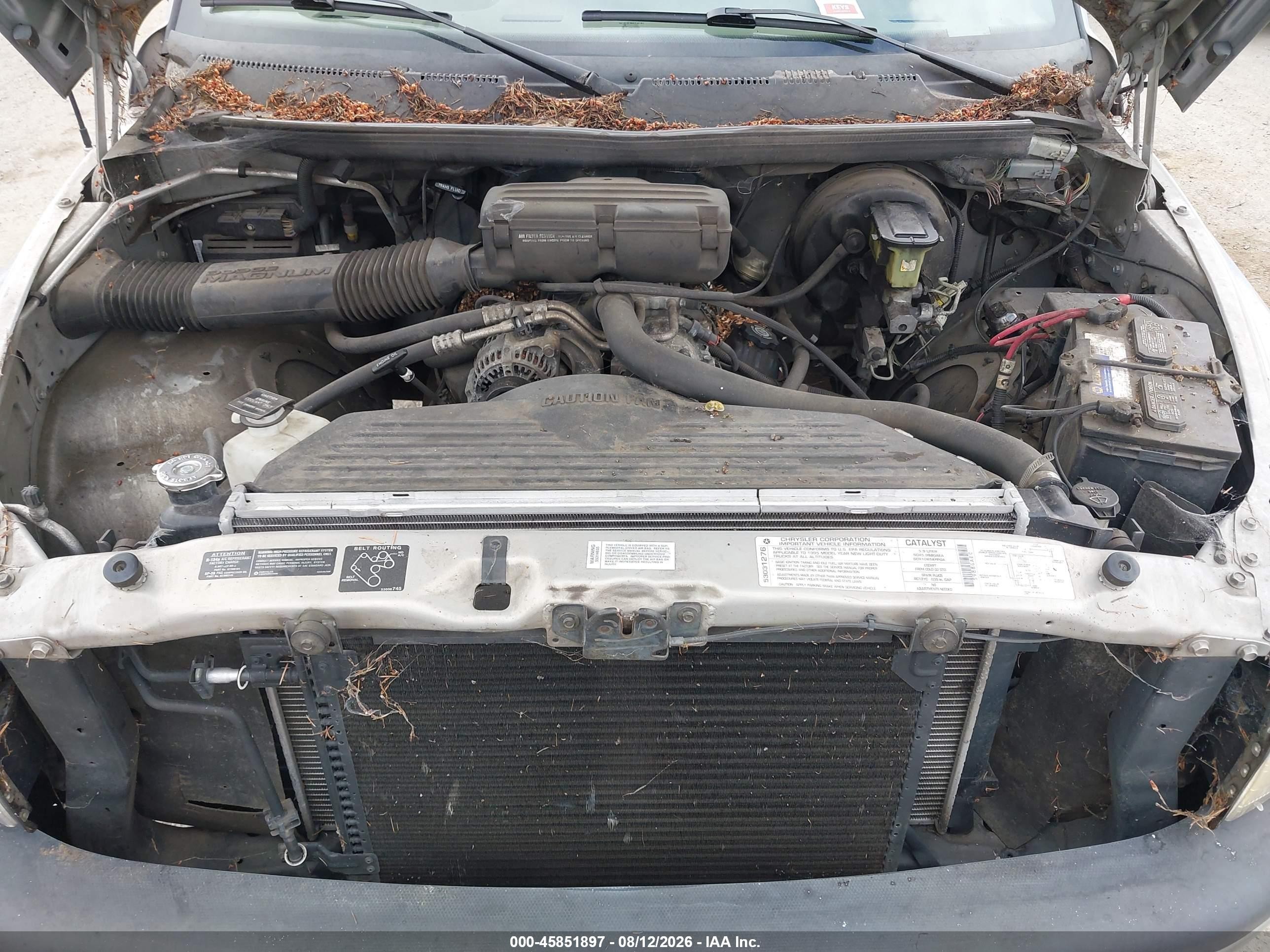1995 Dodge Ram 1500   Silver vin: 1B7HC16Z5SS134967