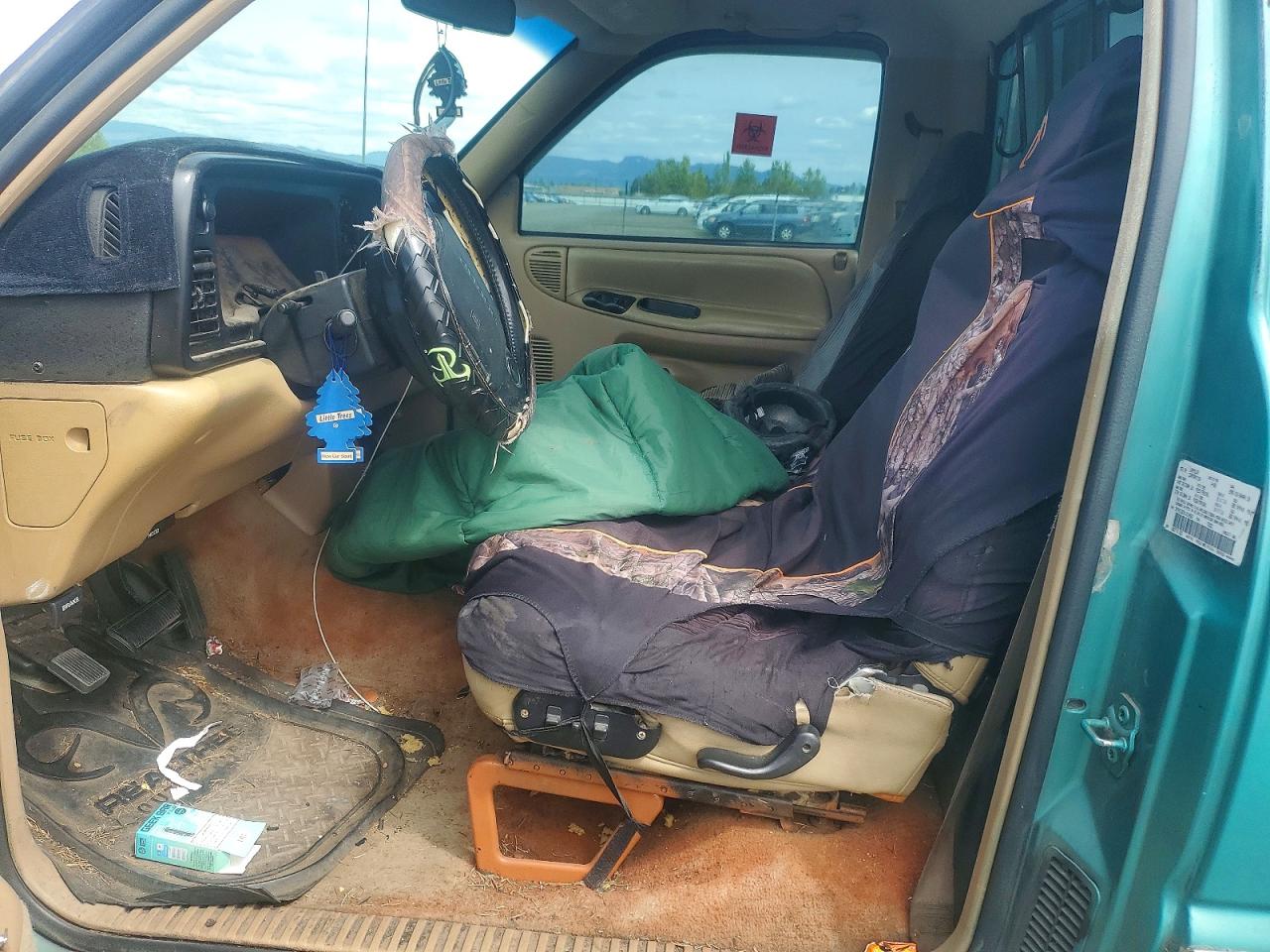 1997 Dodge Ram 1500 Green vin: 1B7HC16Z5VJ510562