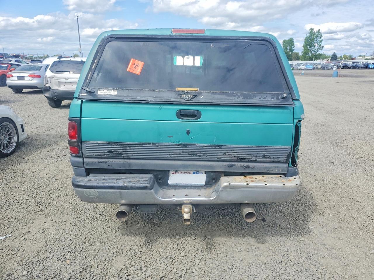 1997 Dodge Ram 1500 Green vin: 1B7HC16Z5VJ510562