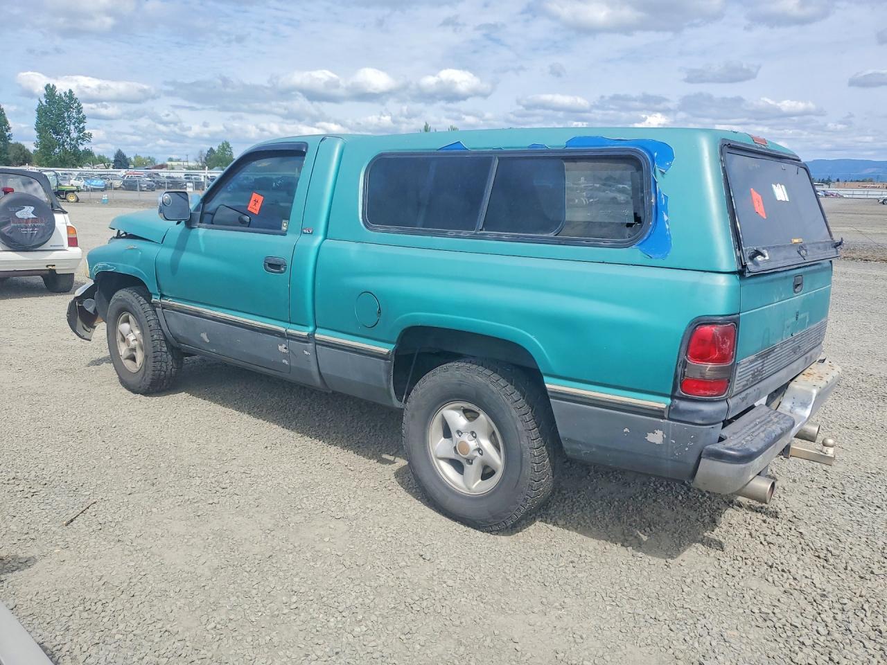 1997 Dodge Ram 1500 Green vin: 1B7HC16Z5VJ510562