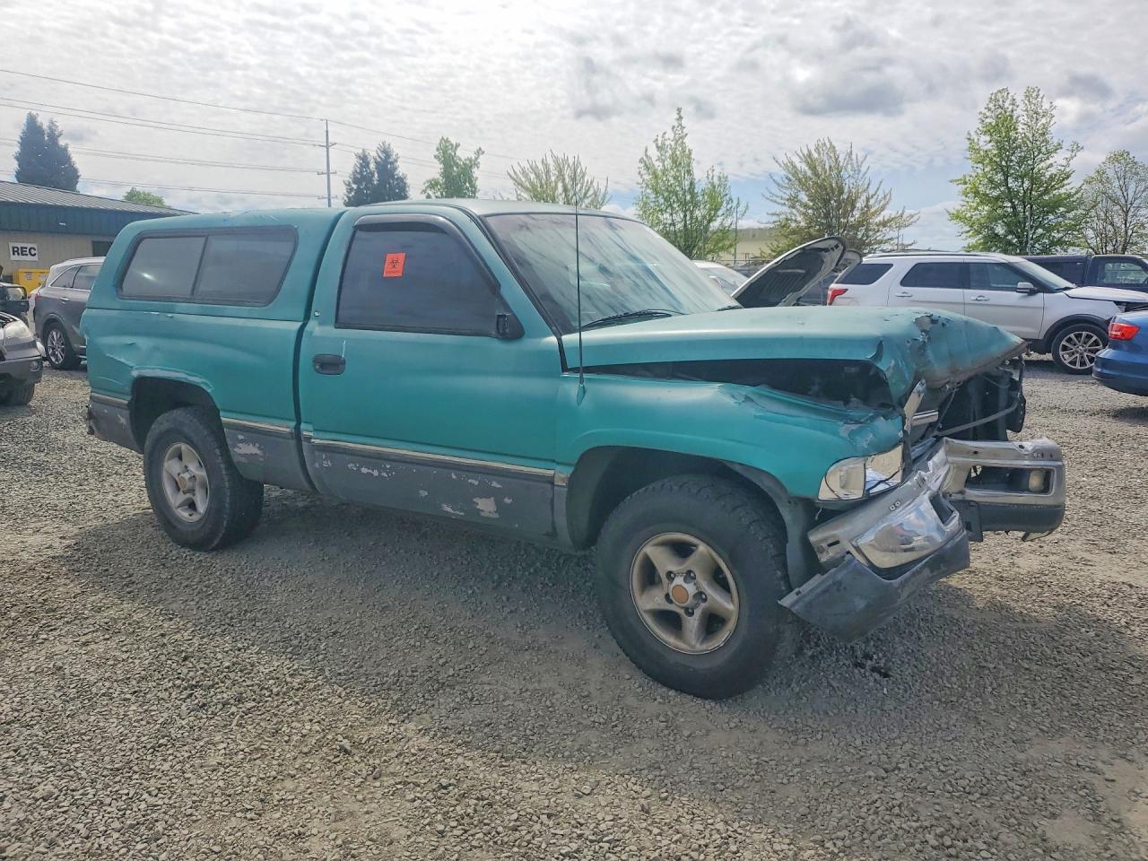 1997 Dodge Ram 1500 Green vin: 1B7HC16Z5VJ510562