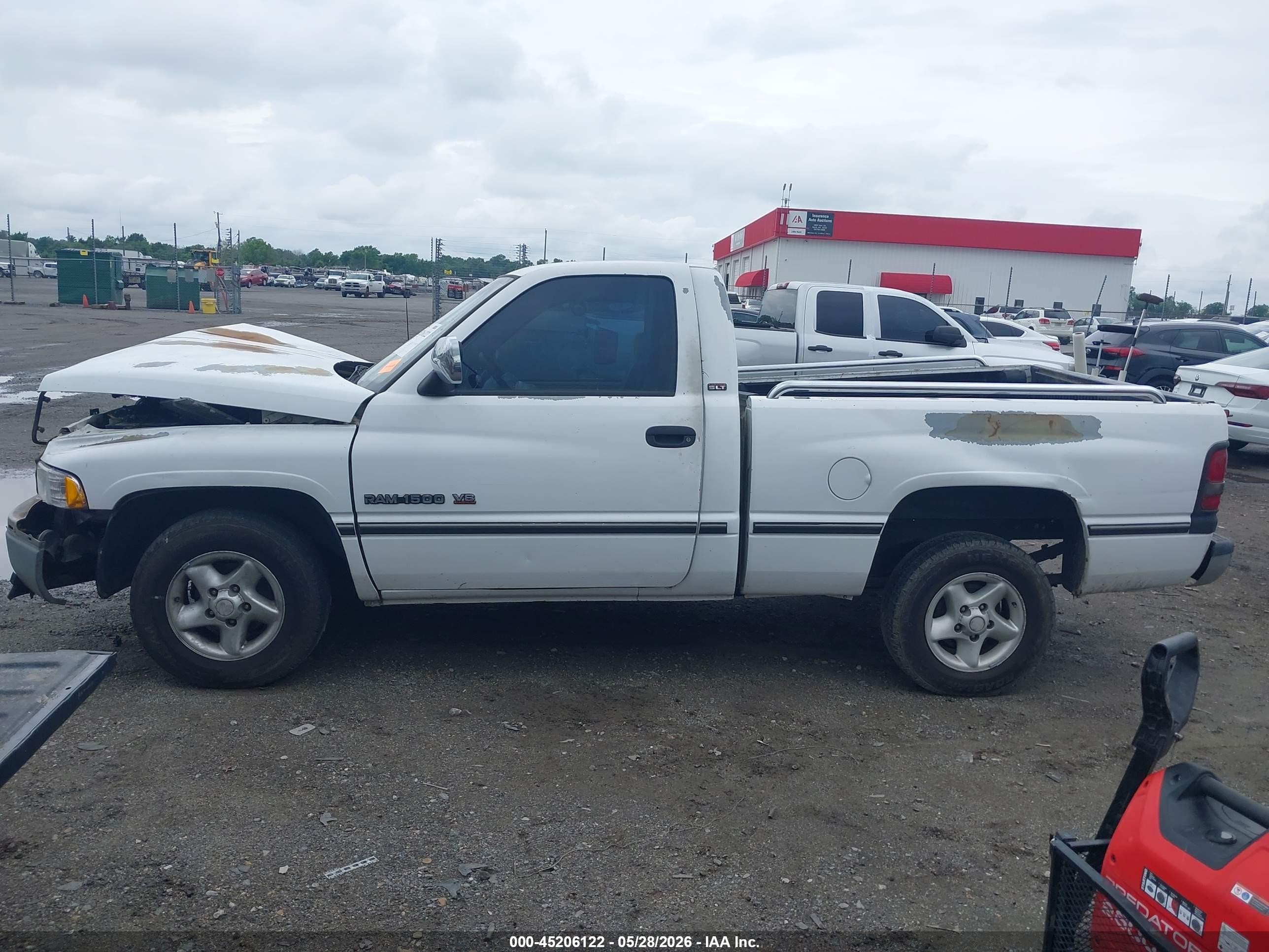 1997 Dodge Ram 1500 Lt White vin: 1B7HC16Z6VS108091