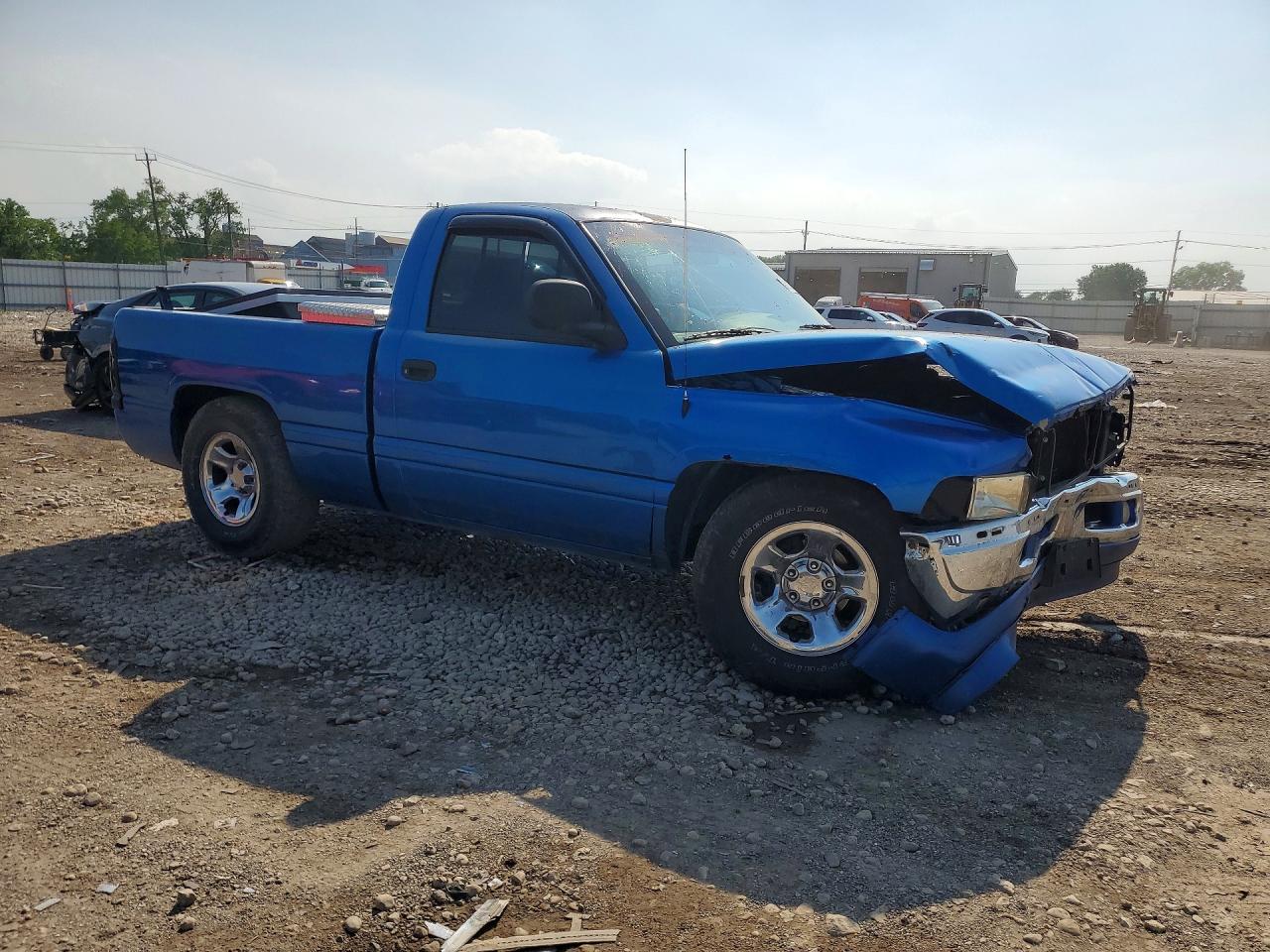 1996 Dodge Ram 1500 Blue vin: 1B7HC16ZXTS687955