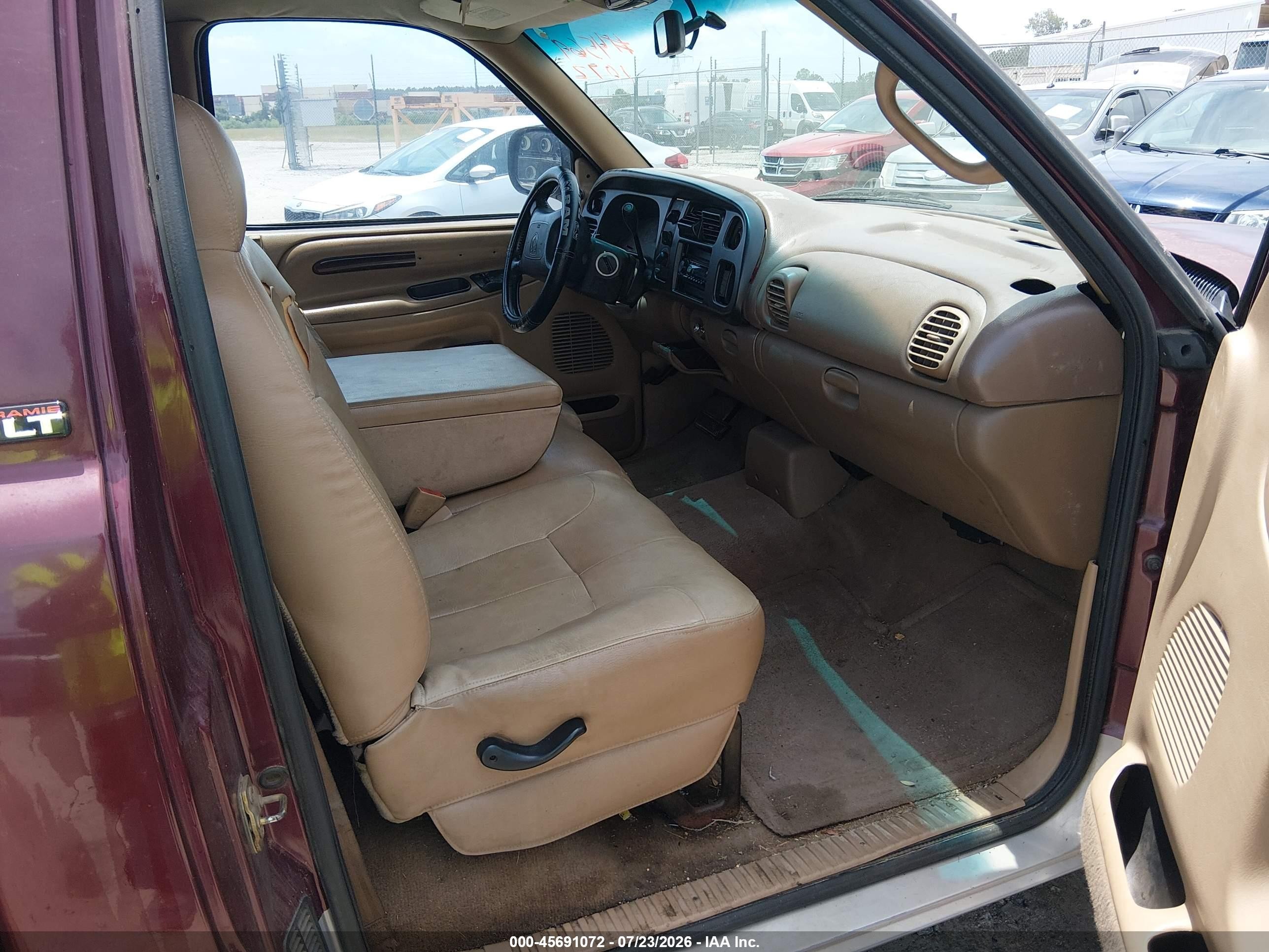 2000 Dodge Ram 1500 St Burgundy vin: 1B7HC16ZXYS579293