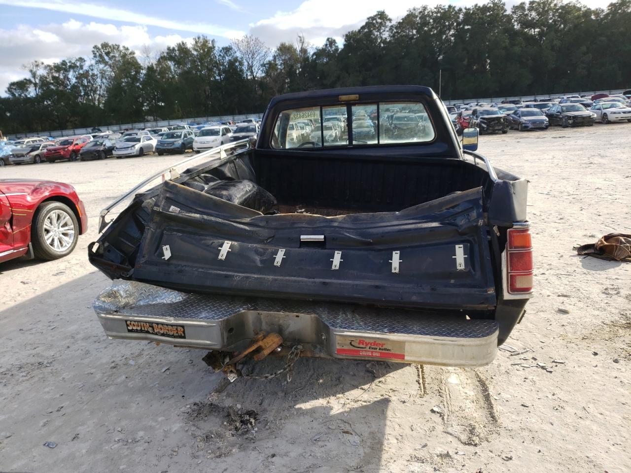 1986 Dodge D-series D150 Black vin: 1B7HD14TXGS016934