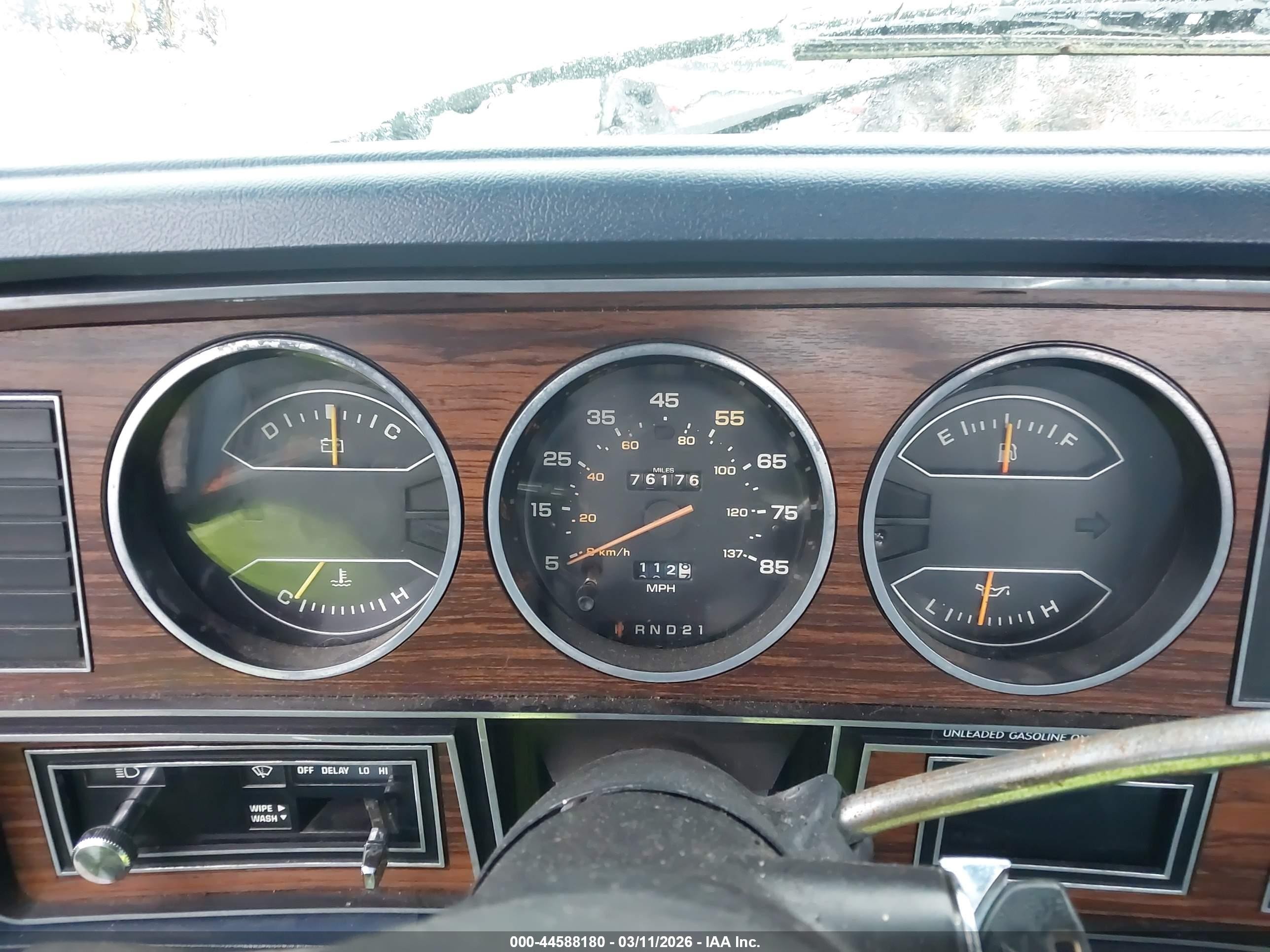 1986 Dodge D-series D150 Blue vin: 1B7HD14W3GS039790