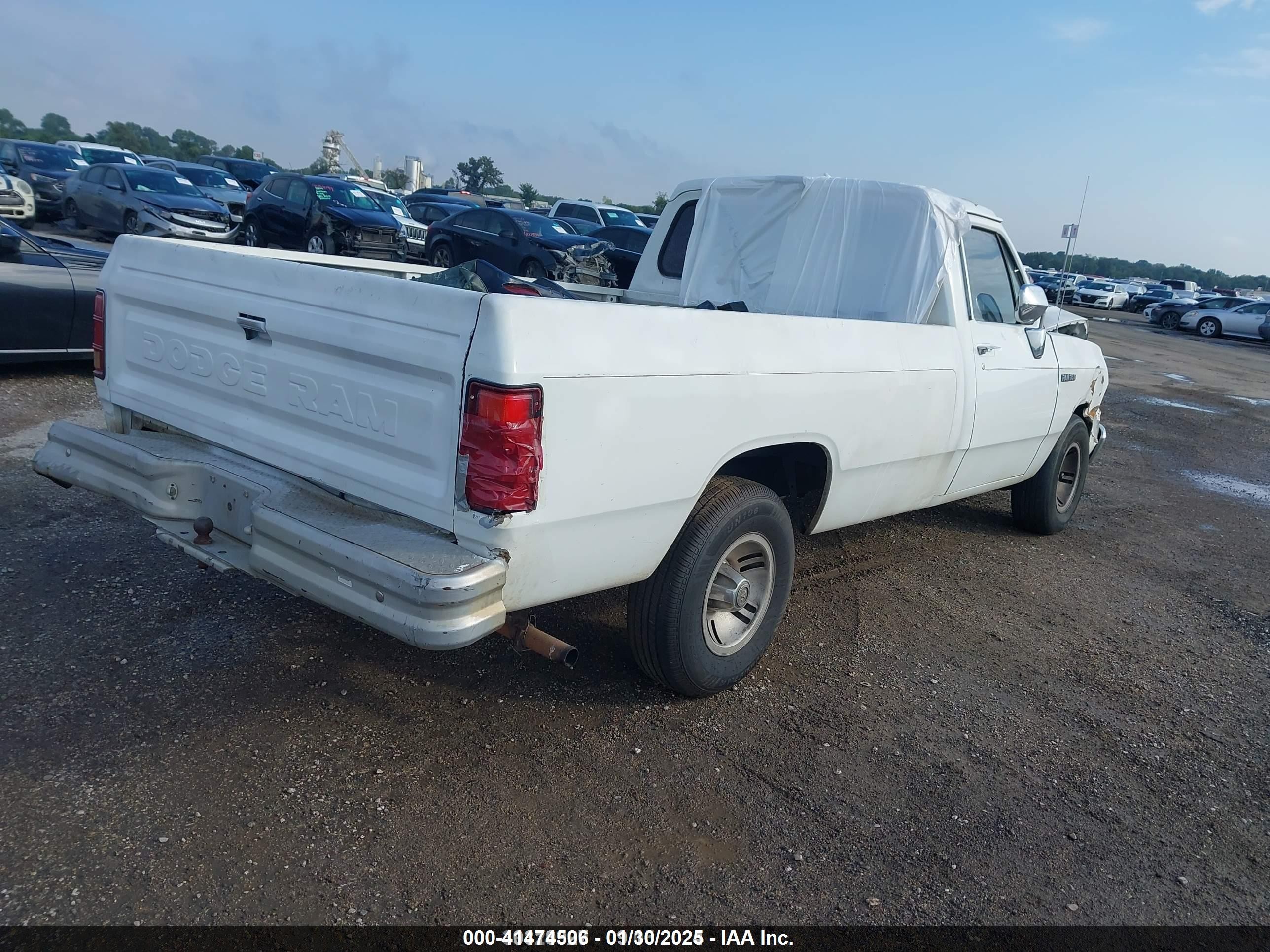1991 Dodge D-series D150 vin: 1B7HE16Y4MS238533