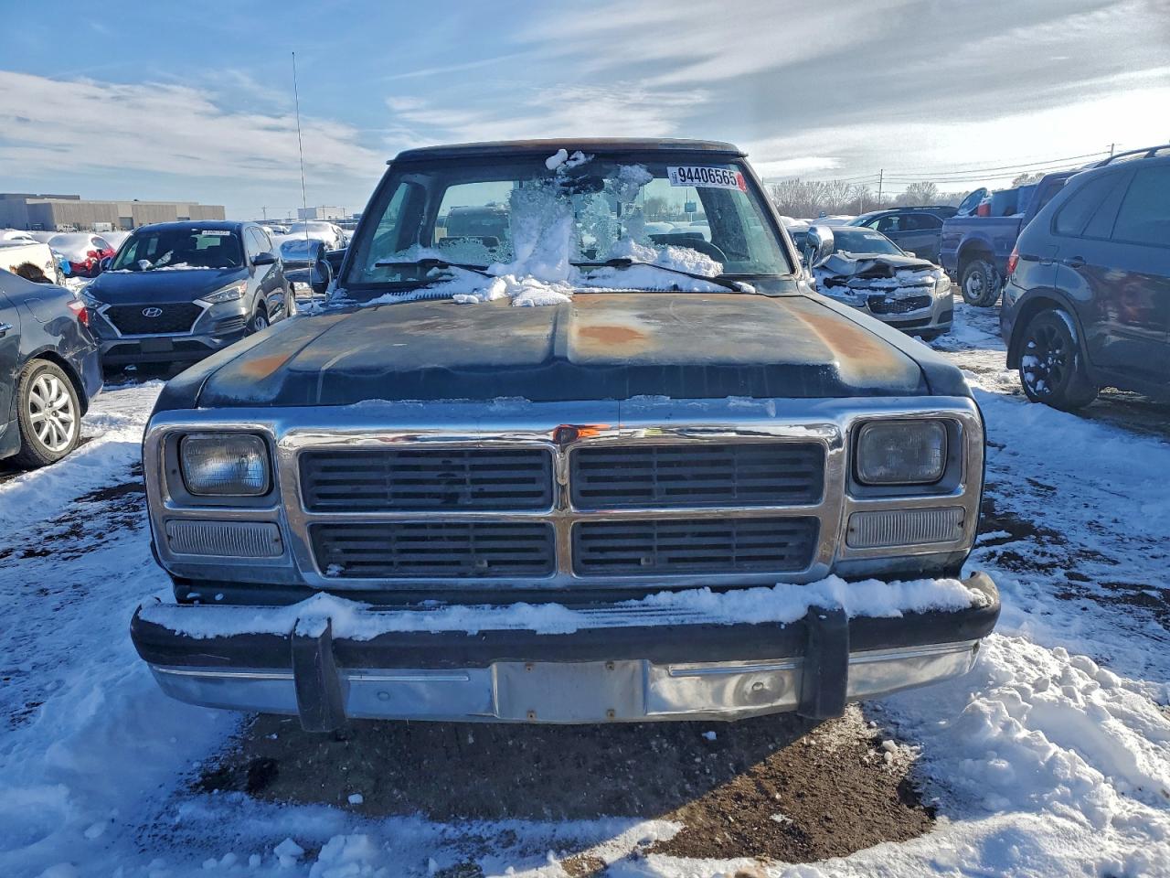 1993 Dodge D-series D150 Green vin: 1B7HE16Y4PS133592