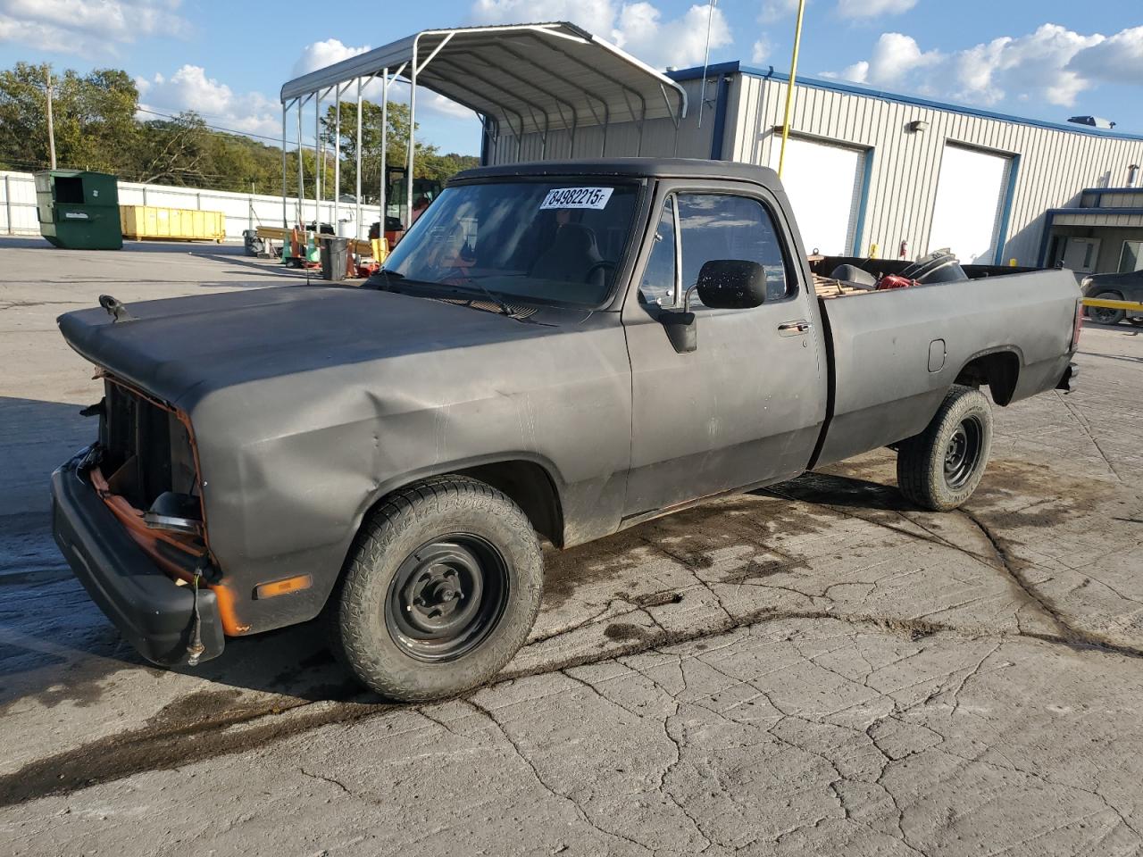 1993 Dodge D-series D150 Charcoal vin: 1B7HE16Y7PS238661