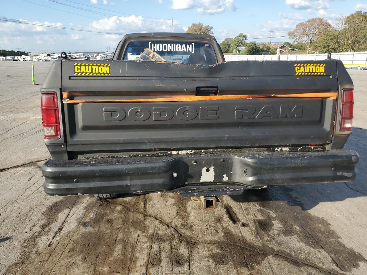 1993 Dodge D-series D150 Charcoal vin: 1B7HE16Y7PS238661
