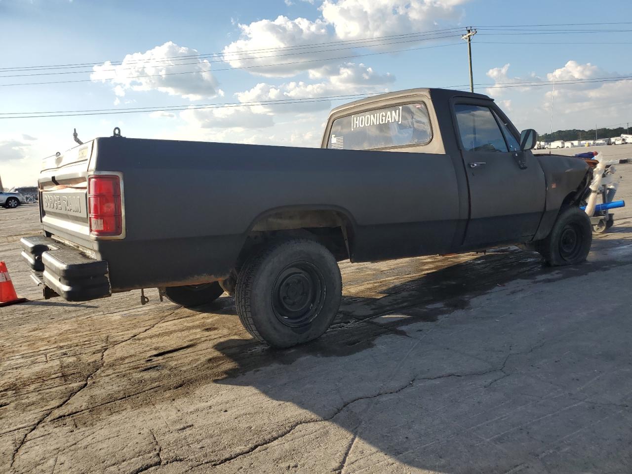 1993 Dodge D-series D150 Charcoal vin: 1B7HE16Y7PS238661