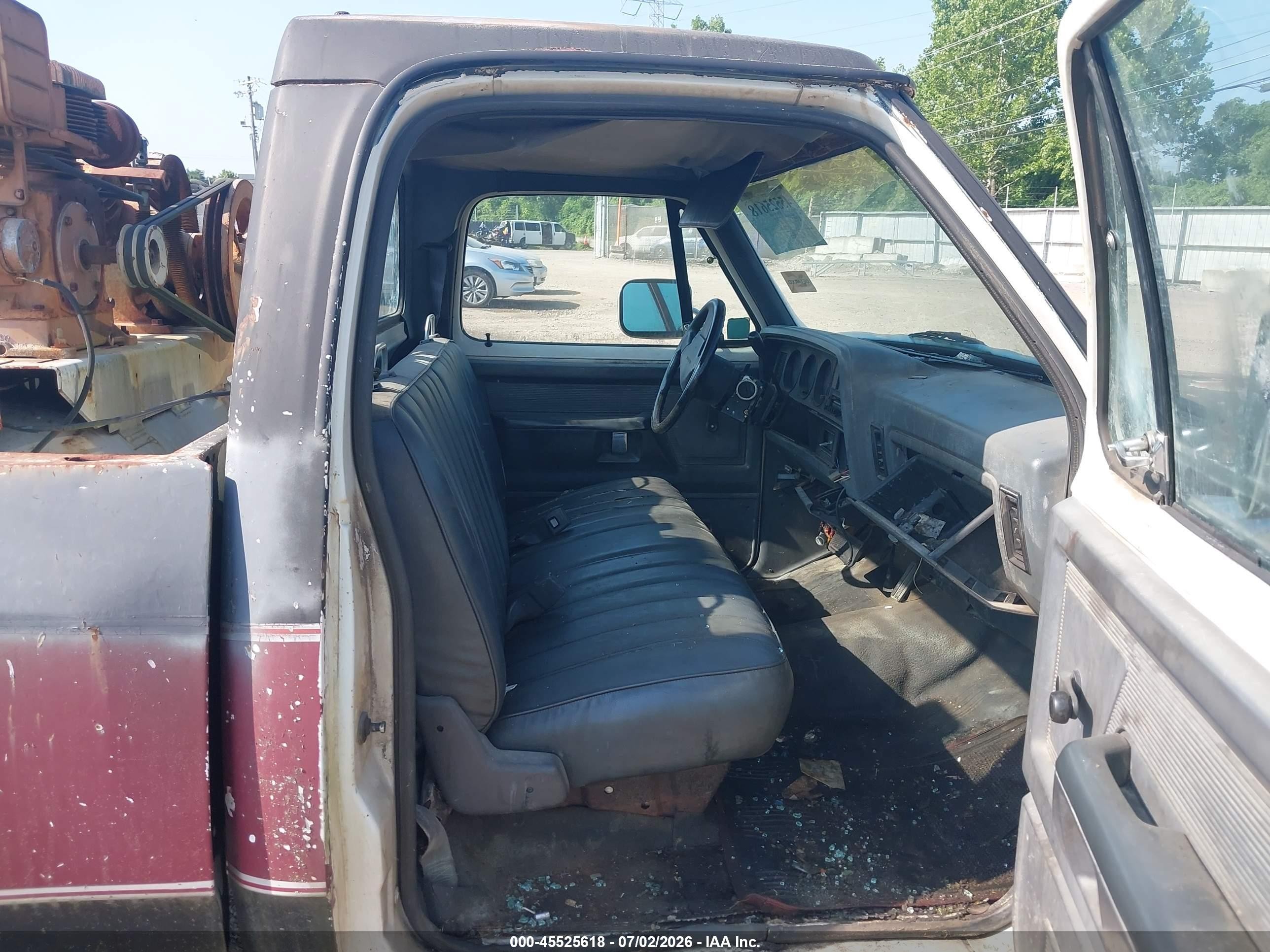 1991 Dodge D-series D150 Black vin: 1B7HE16Y8MS355340