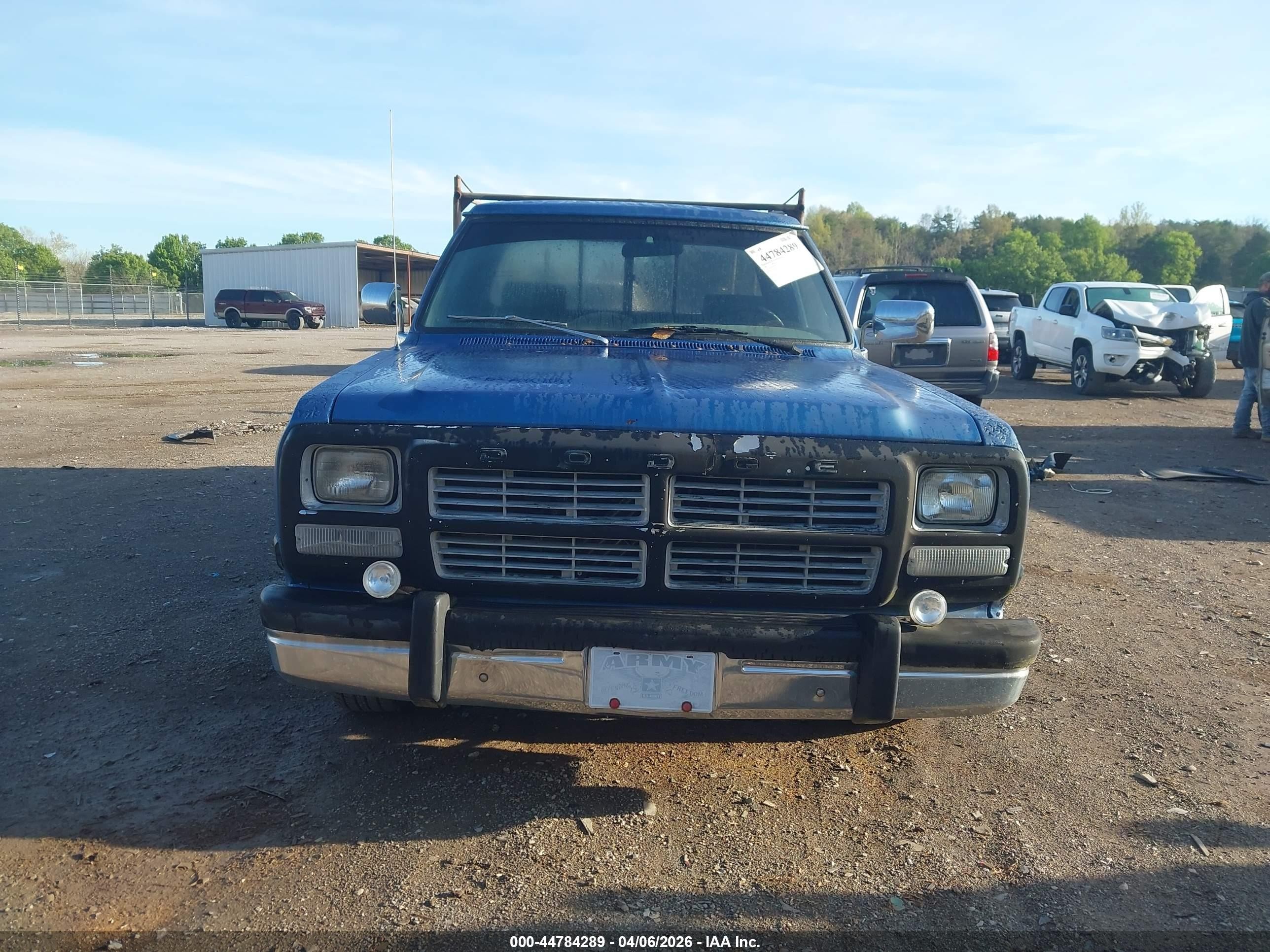 1993 Dodge D-series D150 Blue vin: 1B7HE16YXPS114142
