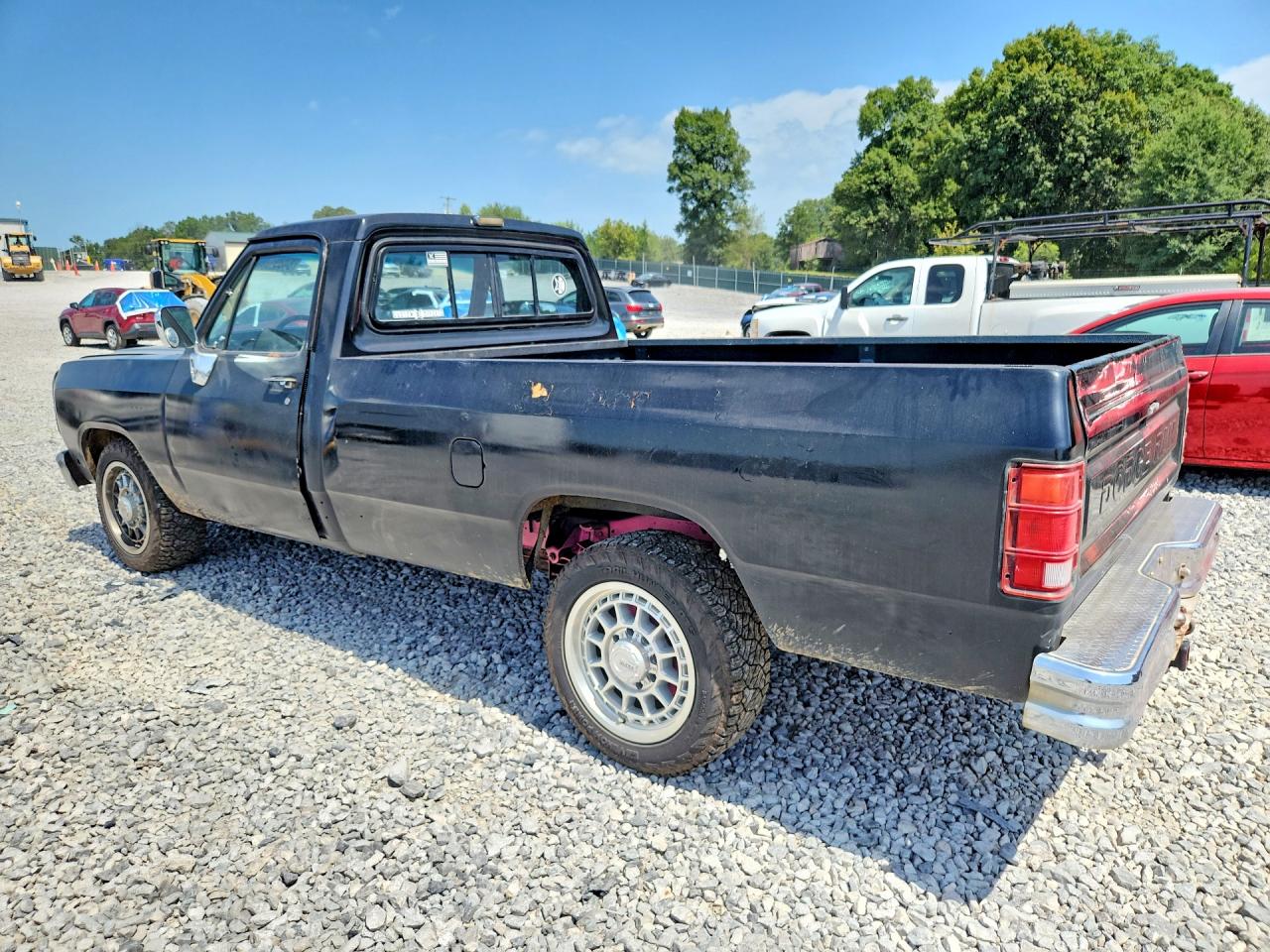 1989 Dodge D-series D200 Black vin: 1B7HE26Z7KS202783