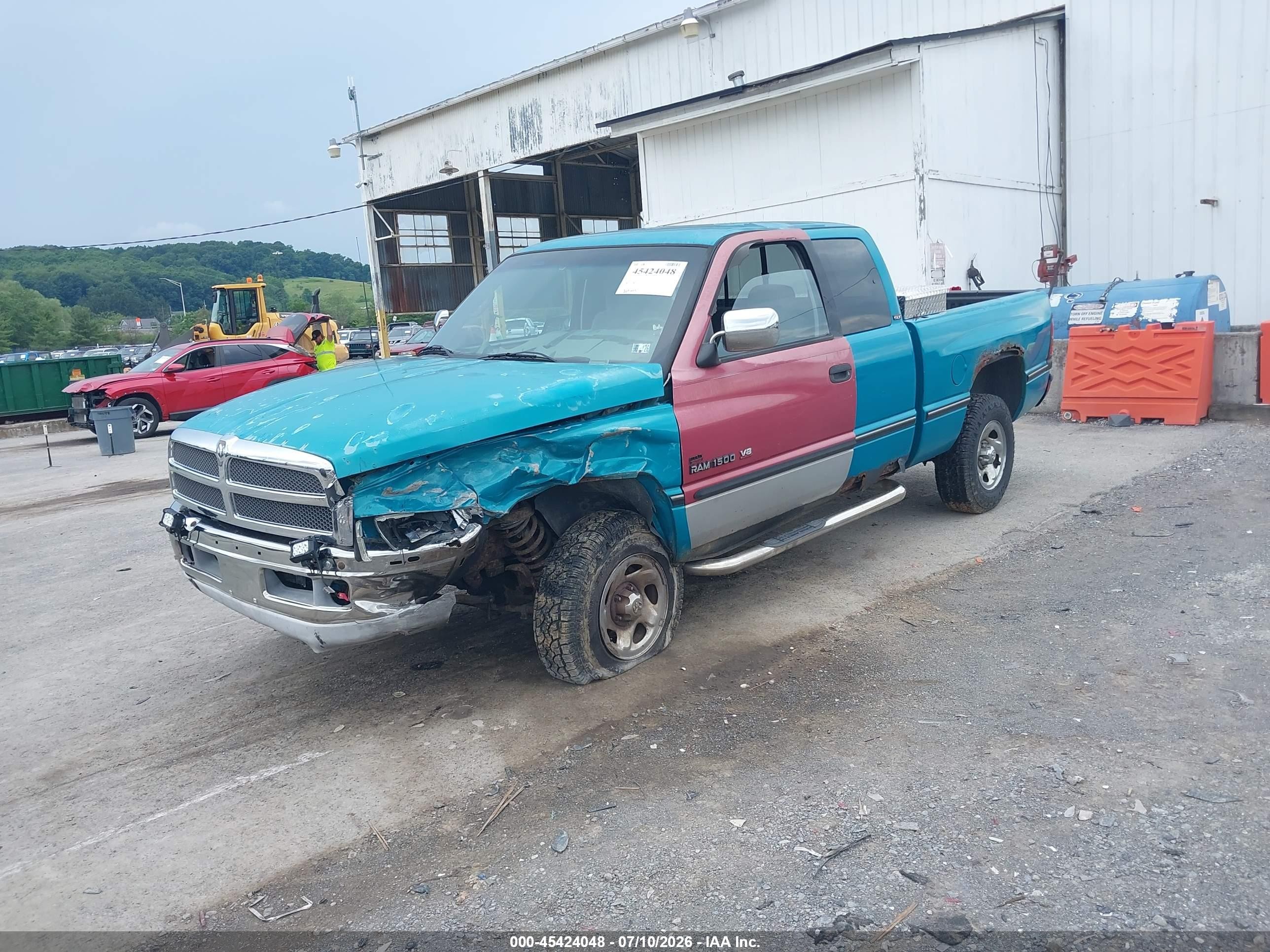1997 Dodge Ram 1500 St Turquoise vin: 1B7HF13Y0VJ529409